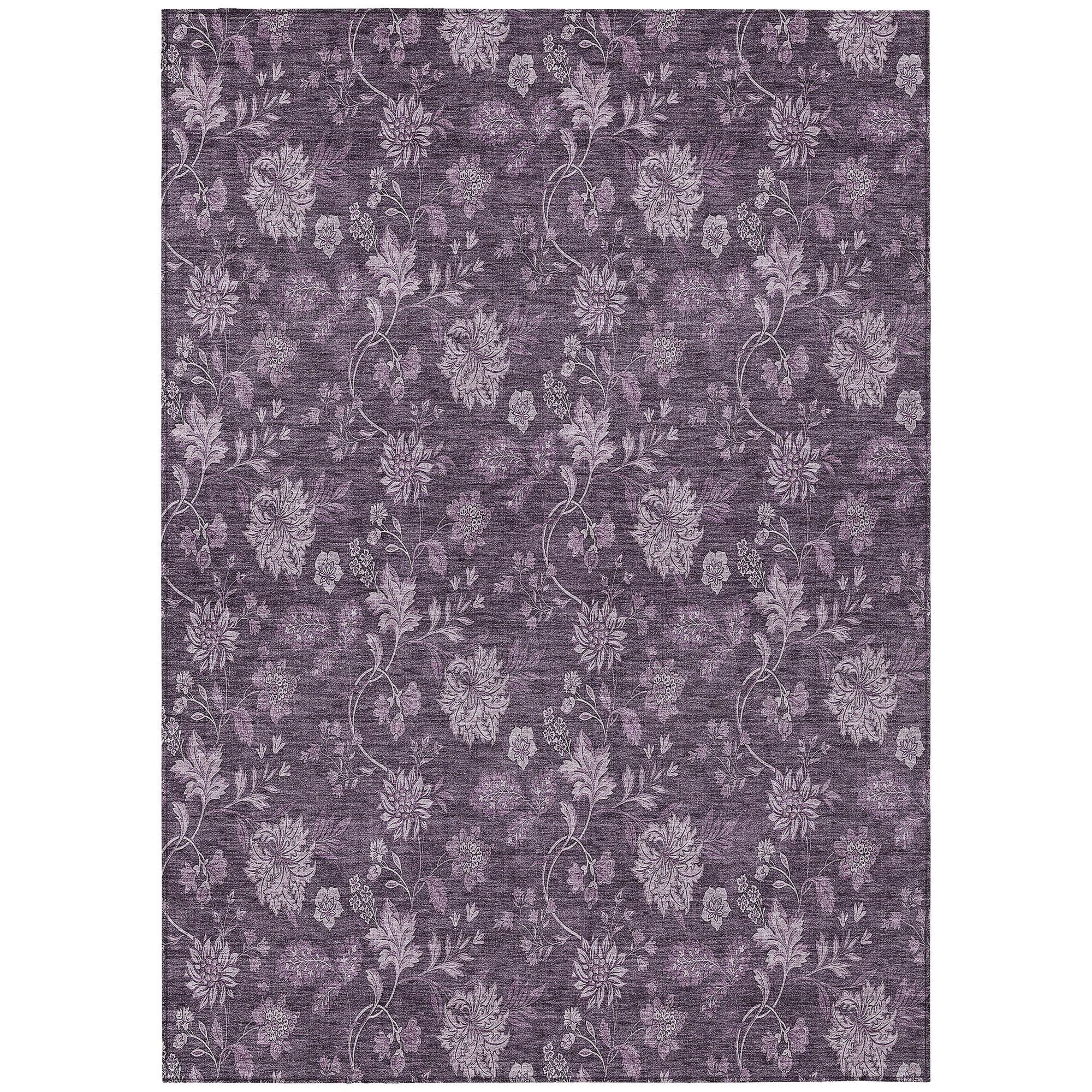 Machine Made ACN680 Plum Purple Rugs #color_plum purple