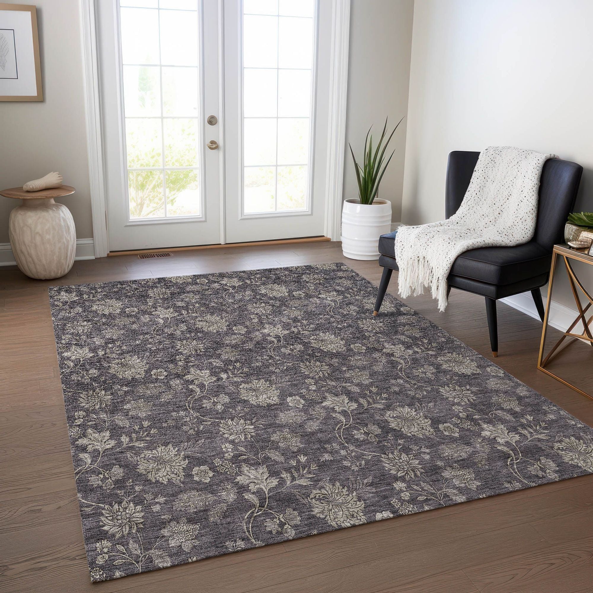 Machine Made ACN680 Taupe Brown Rugs #color_taupe brown