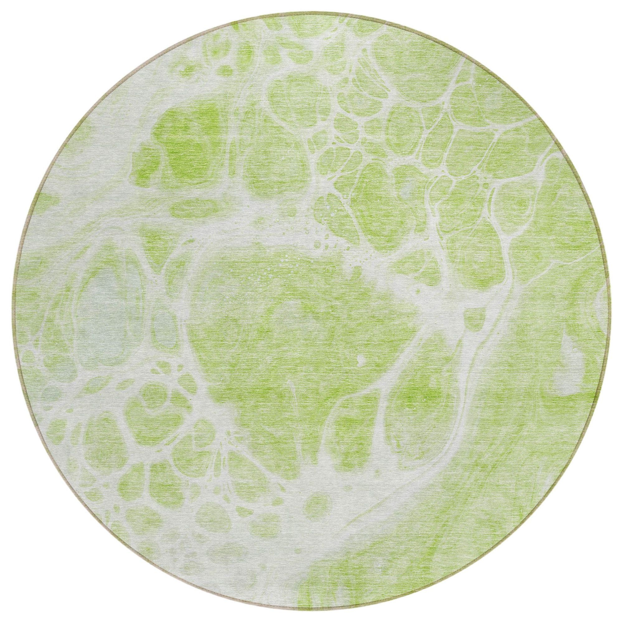 Machine Made ACN682 Aloe Green Rugs #color_aloe green