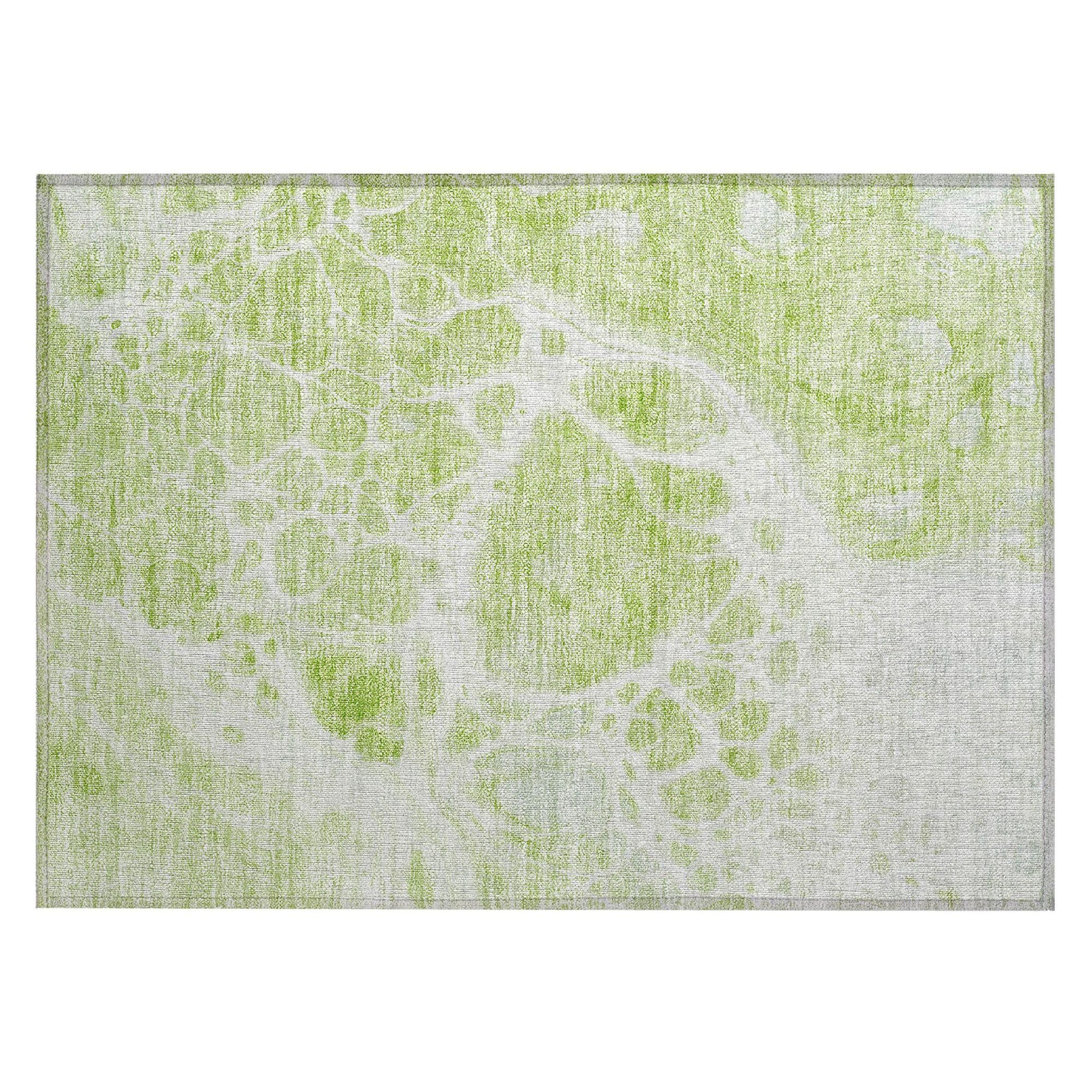 Machine Made ACN682 Aloe Green Rugs #color_aloe green