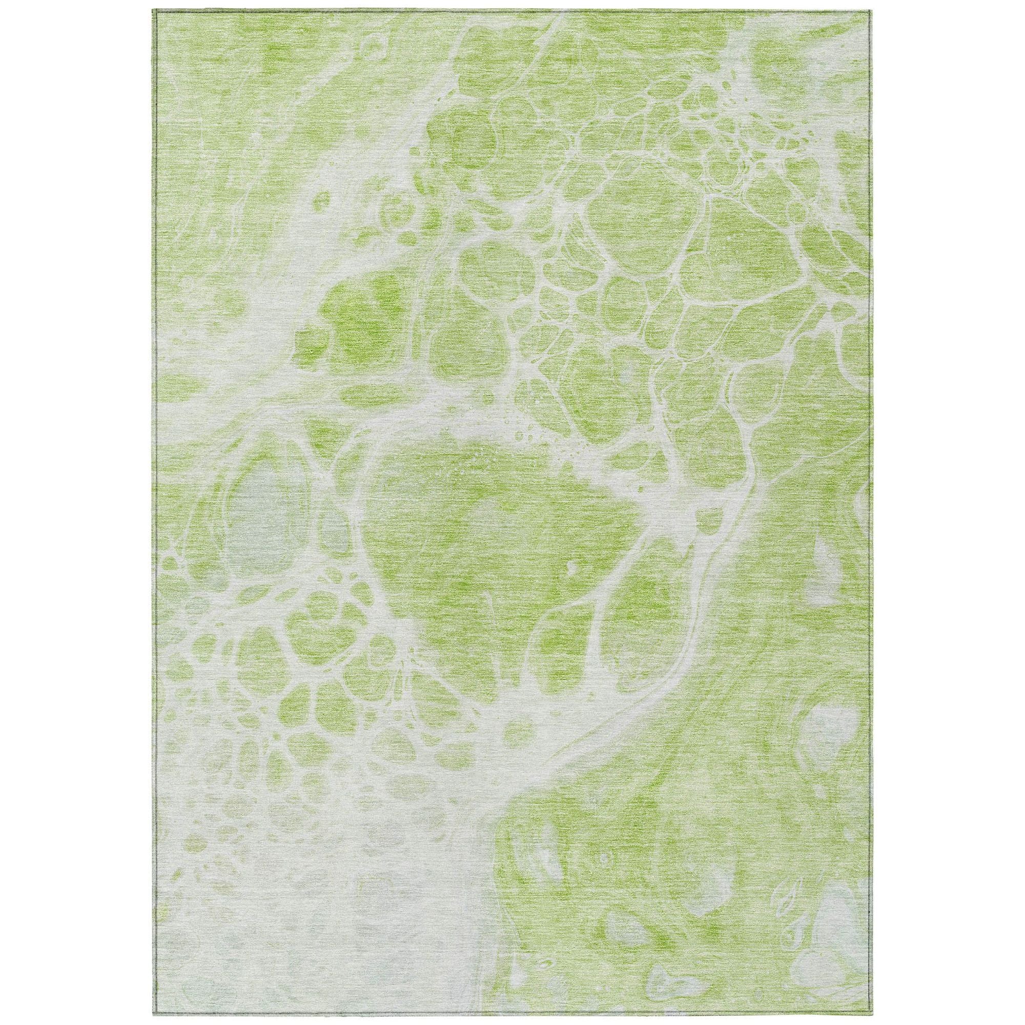 Machine Made ACN682 Aloe Green Rugs #color_aloe green