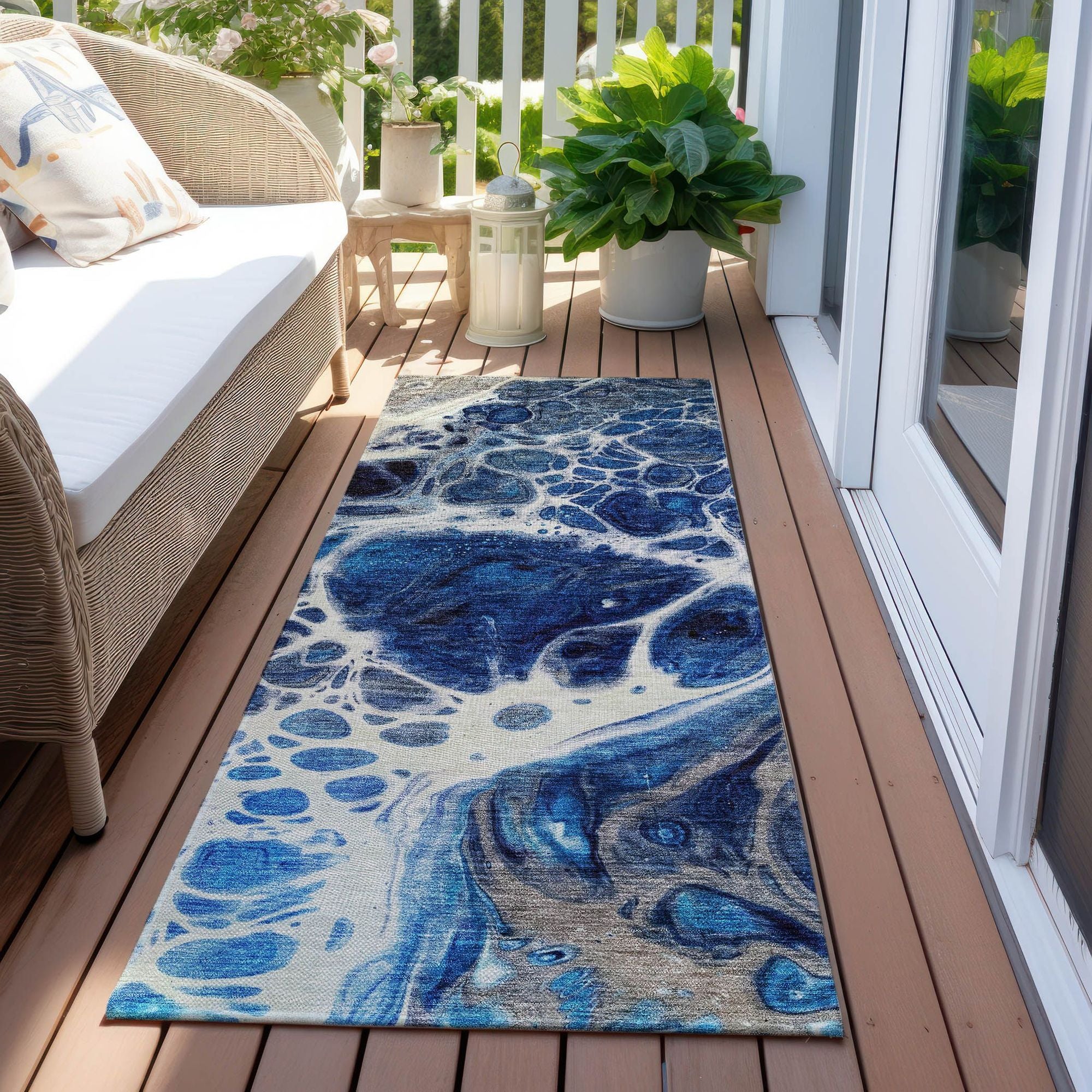 Machine Made ACN682 Navy Blue Rugs #color_navy blue