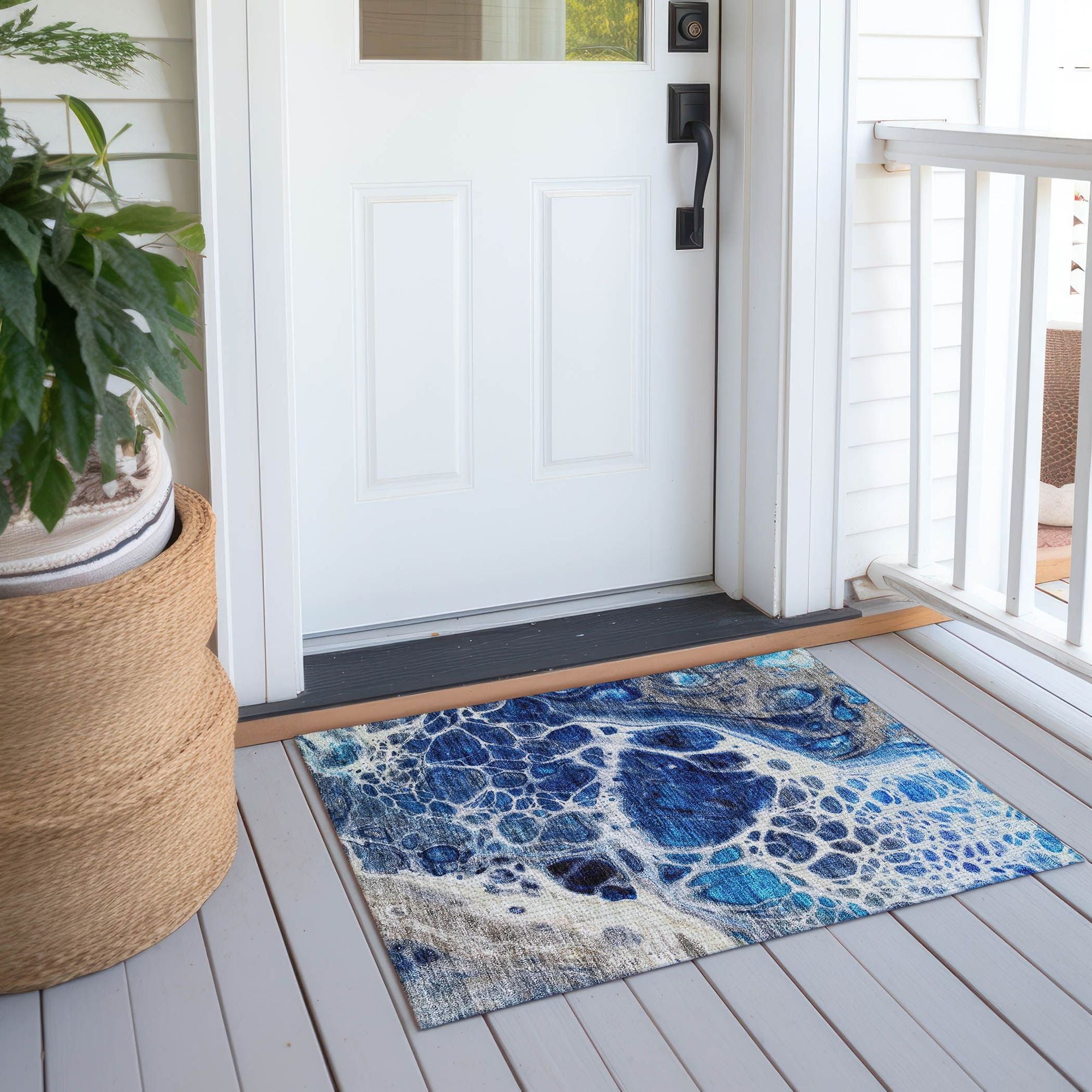 Machine Made ACN682 Navy Blue Rugs #color_navy blue