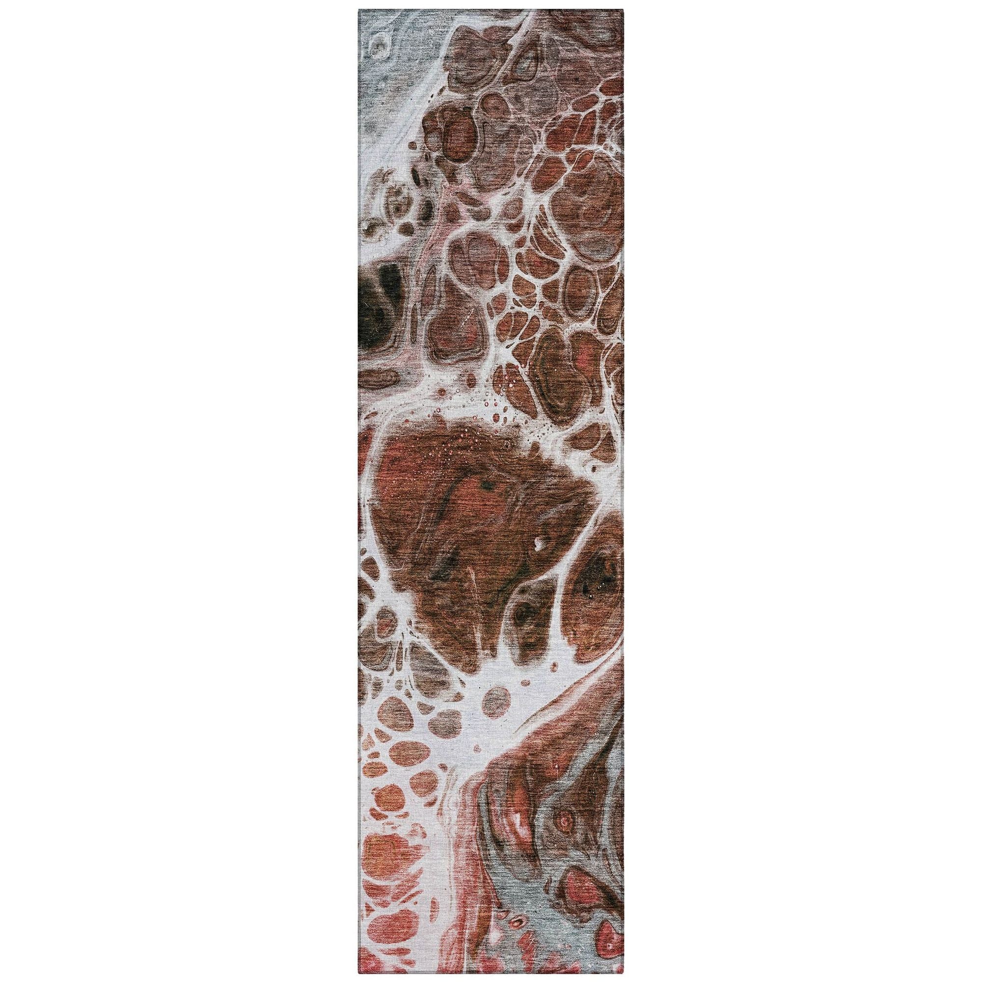 Machine Made ACN682 Paprika Orange Rugs #color_paprika orange