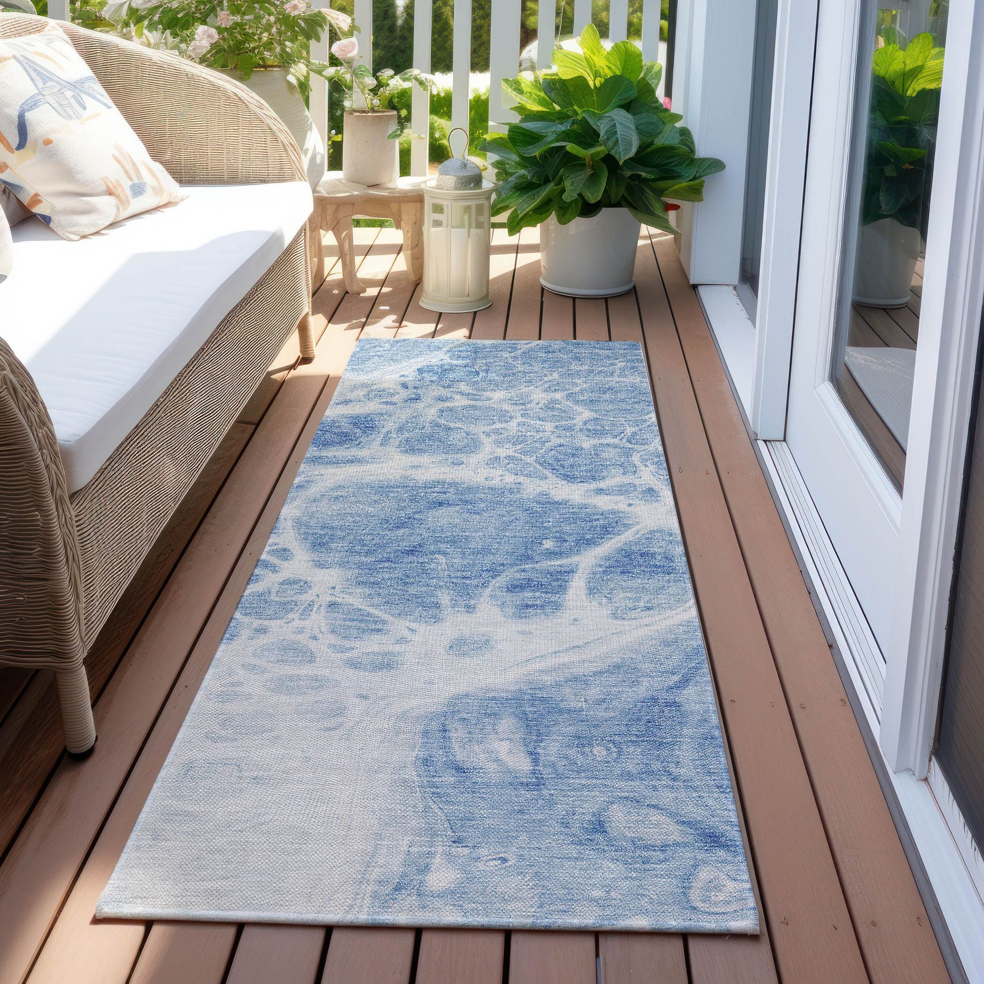 Machine Made ACN682 Sky Blue Rugs #color_sky blue