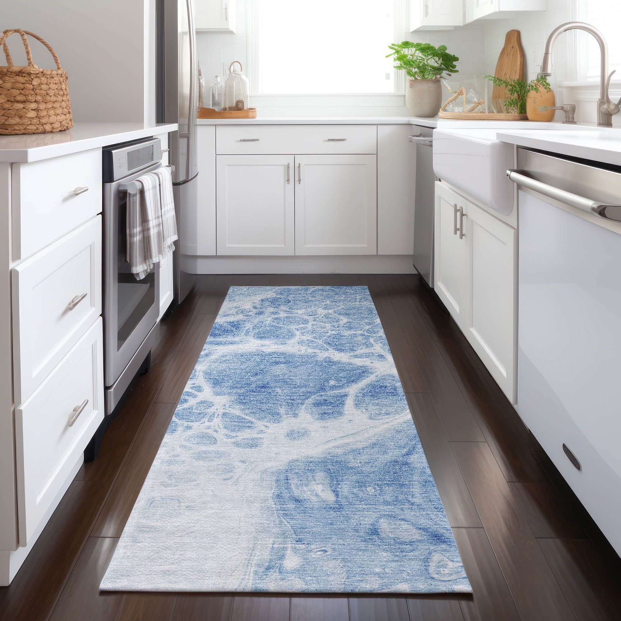 Machine Made ACN682 Sky Blue Rugs #color_sky blue