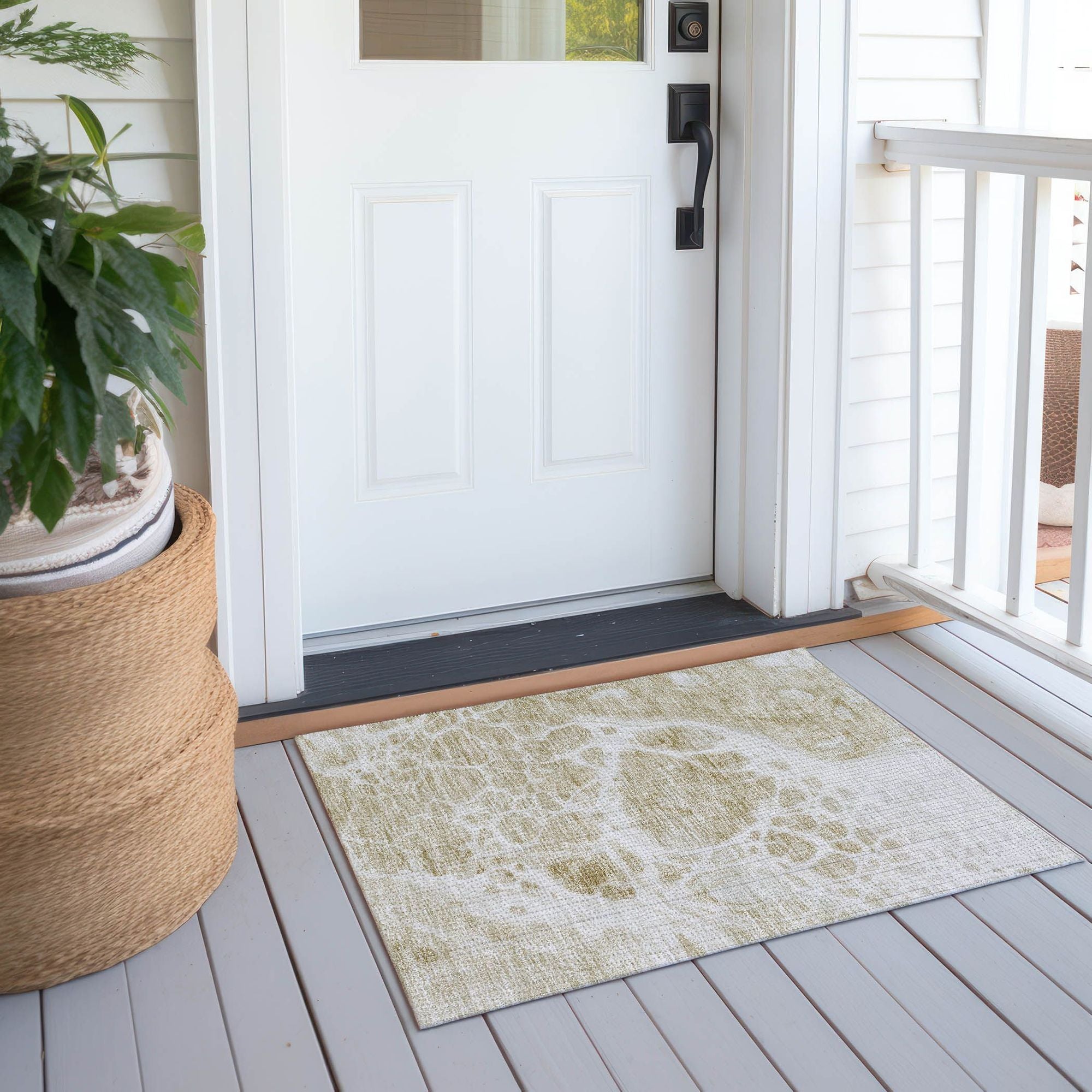 Machine Made ACN682 Taupe Brown Rugs #color_taupe brown