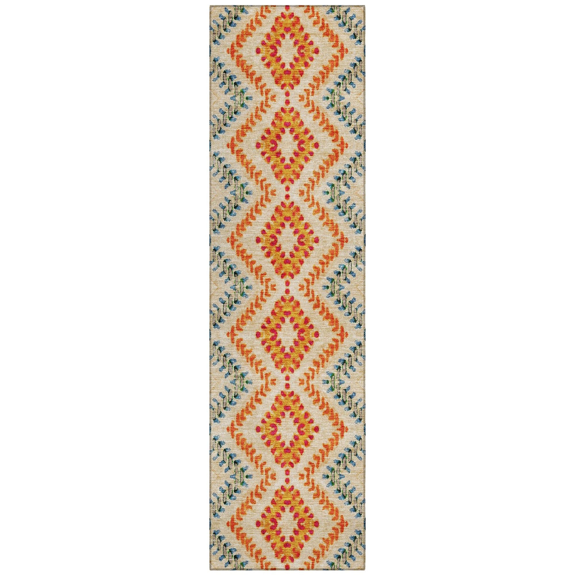 Machine Made ACN683 Beige Brown Rugs #color_beige brown