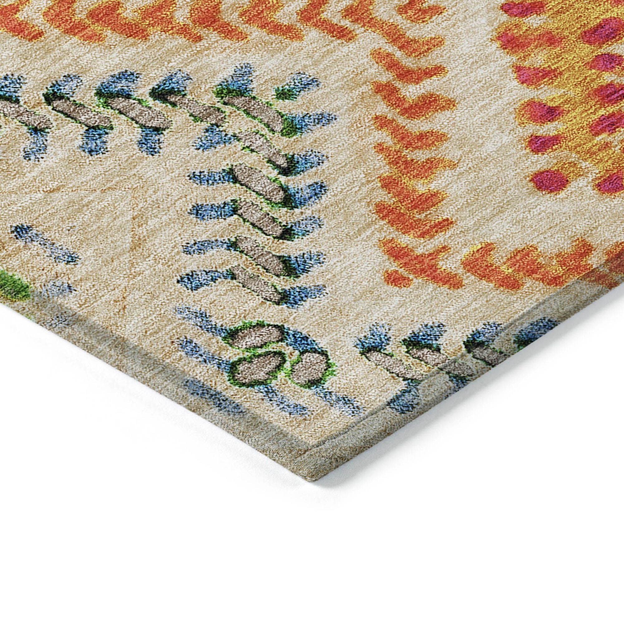 Machine Made ACN683 Beige Brown Rugs #color_beige brown