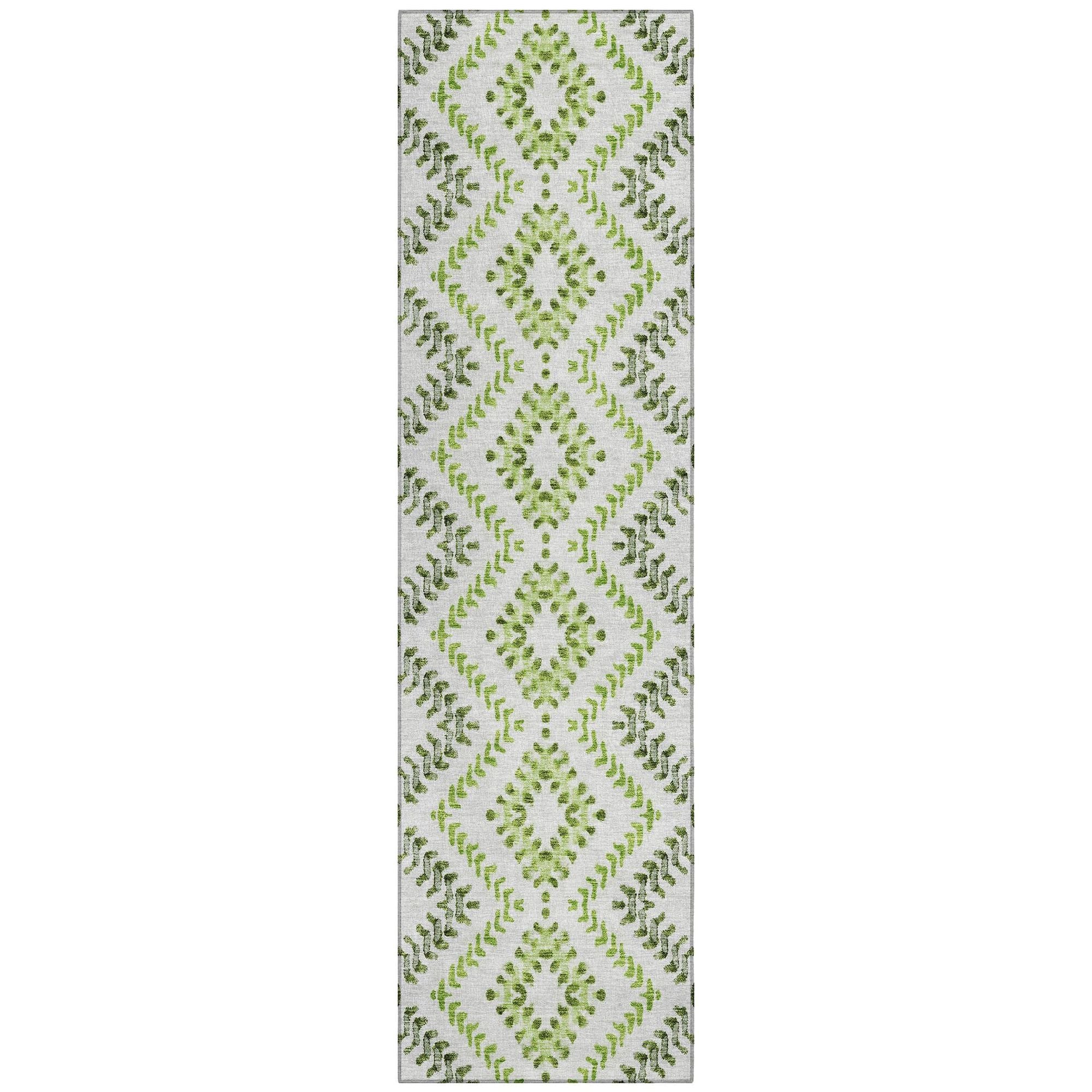 Machine Made ACN684 Aloe Green Rugs #color_aloe green