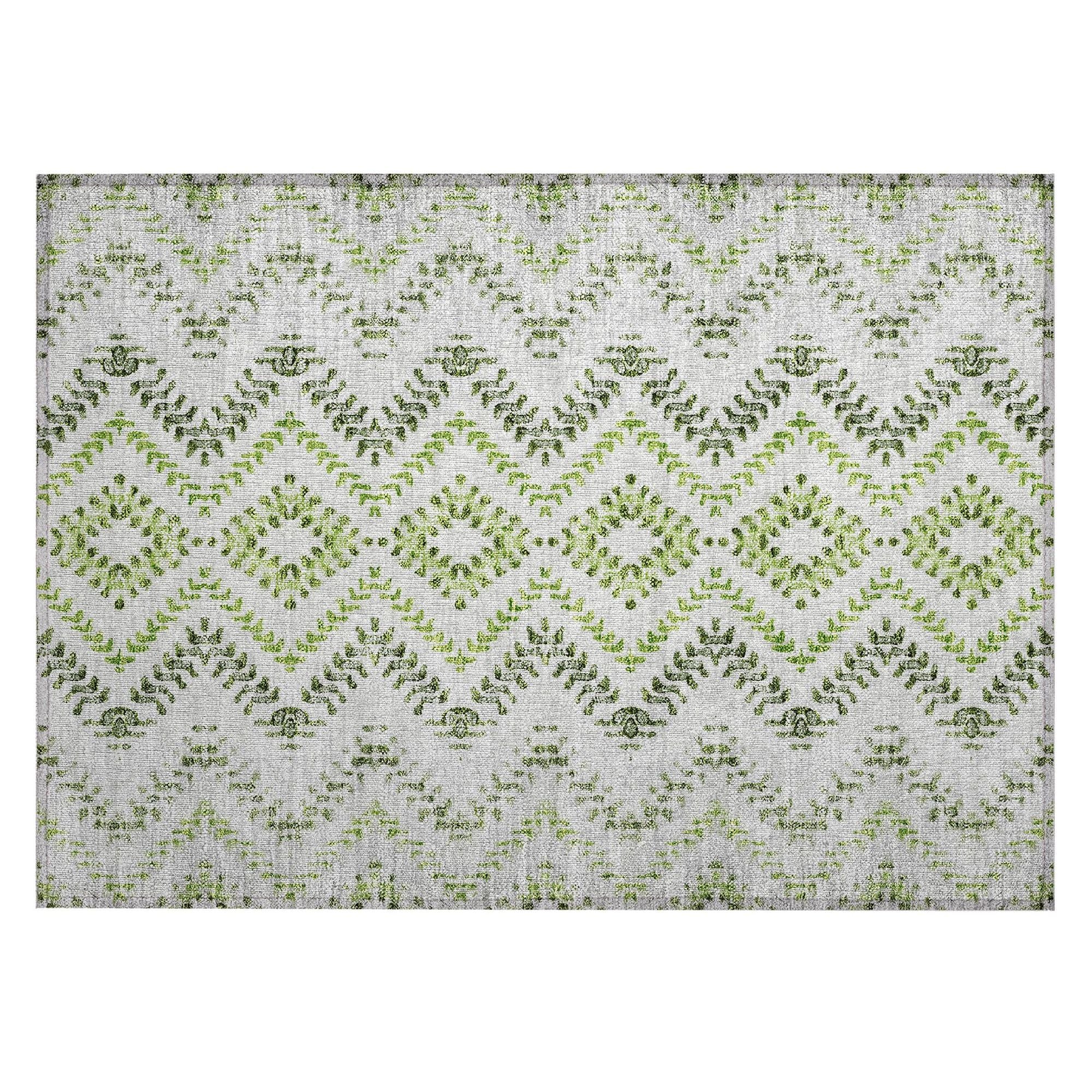 Machine Made ACN684 Aloe Green Rugs #color_aloe green