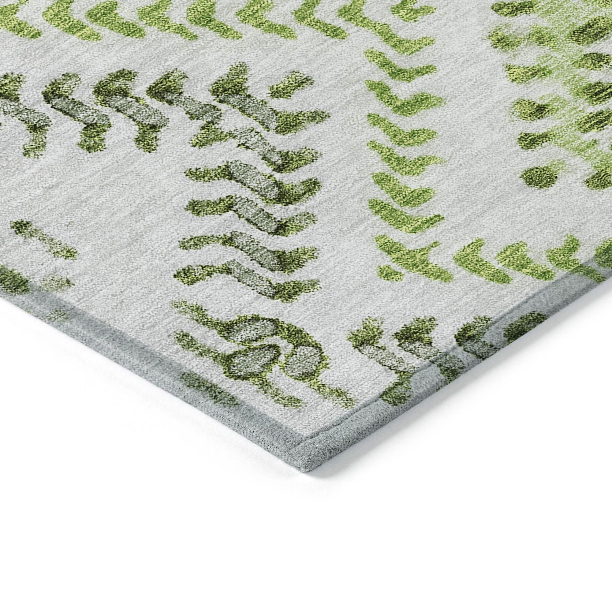 Machine Made ACN684 Aloe Green Rugs #color_aloe green