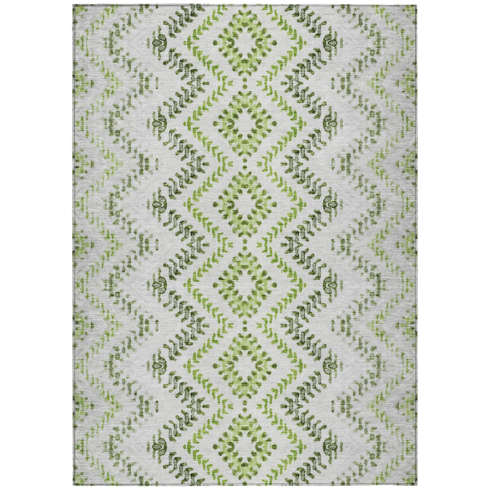 Machine Made ACN684 Aloe Green Rugs #color_aloe green