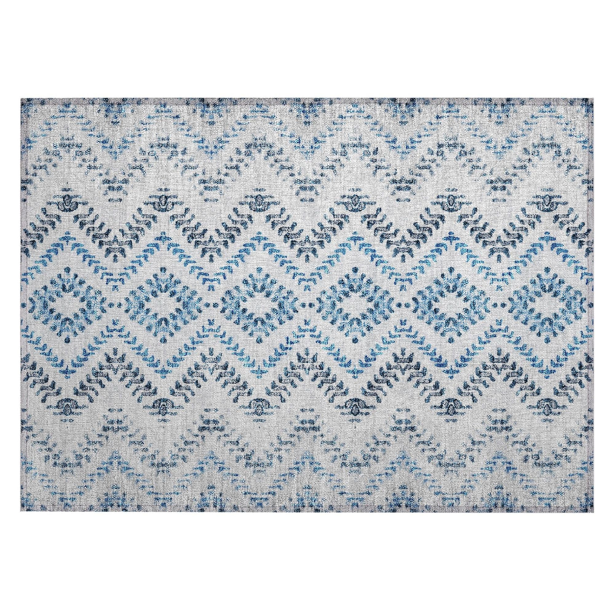 Machine Made ACN684 Blue  Rugs #color_blue 