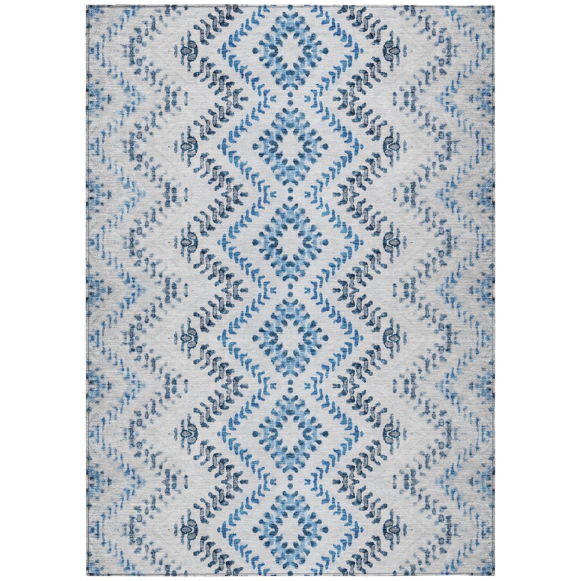 Machine Made ACN684 Blue  Rugs #color_blue 