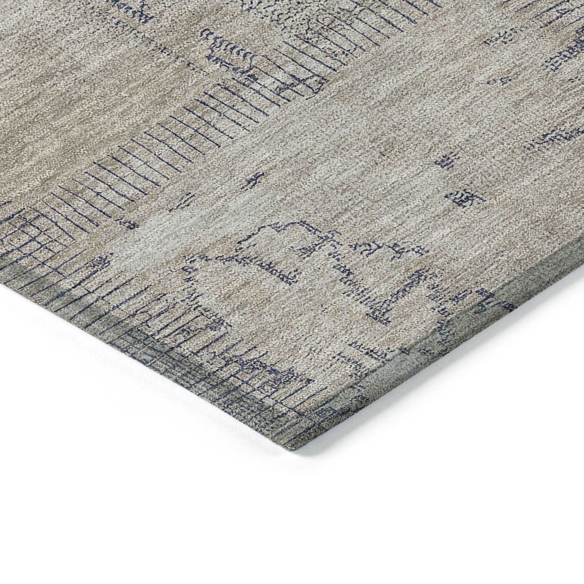 Machine Made ACN685 Beige Brown Rugs #color_beige brown