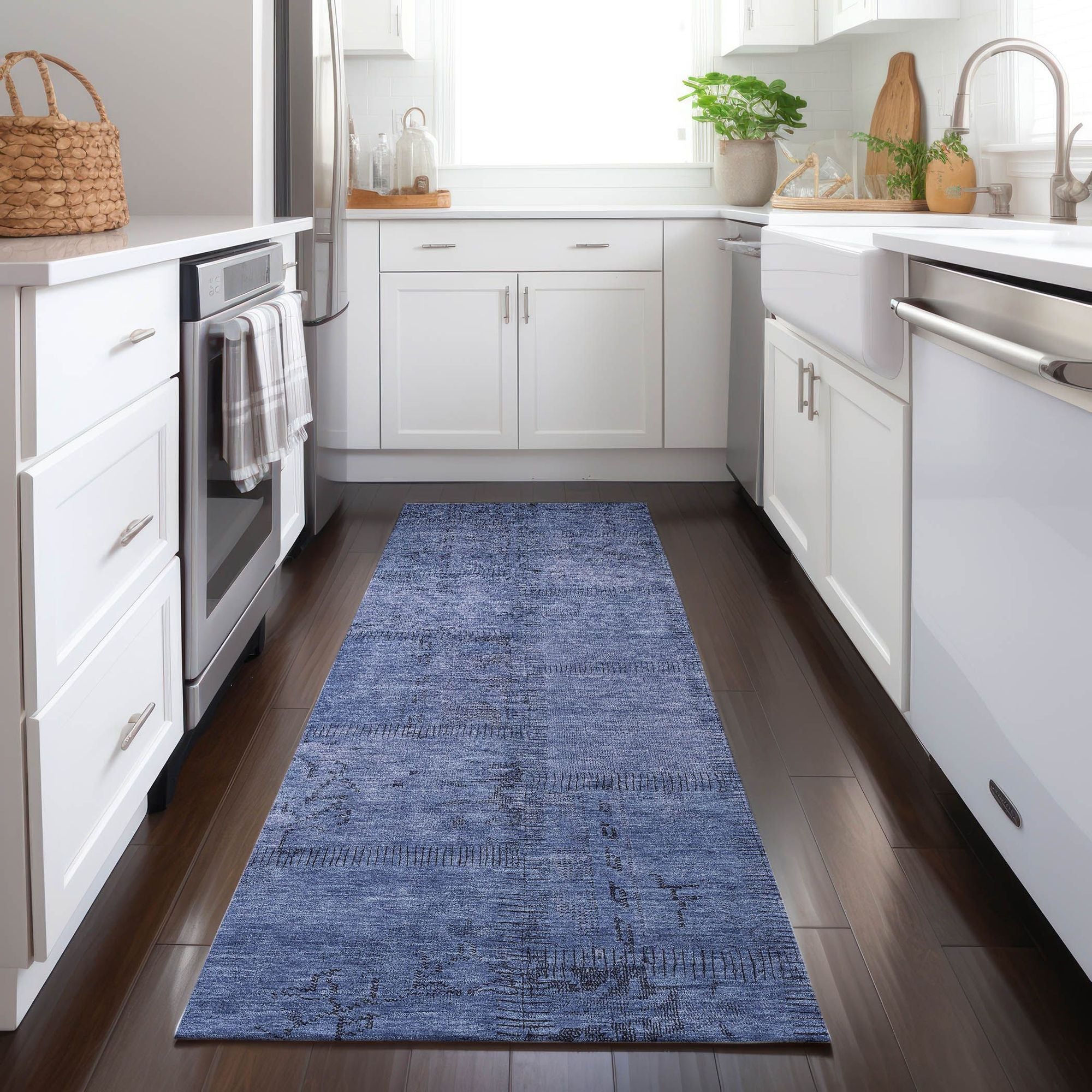 Machine Made ACN685 Blue  Rugs #color_blue 