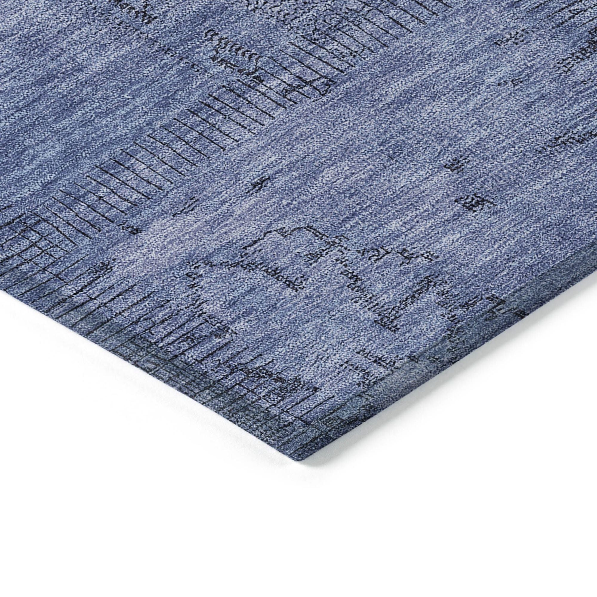 Machine Made ACN685 Blue  Rugs #color_blue 