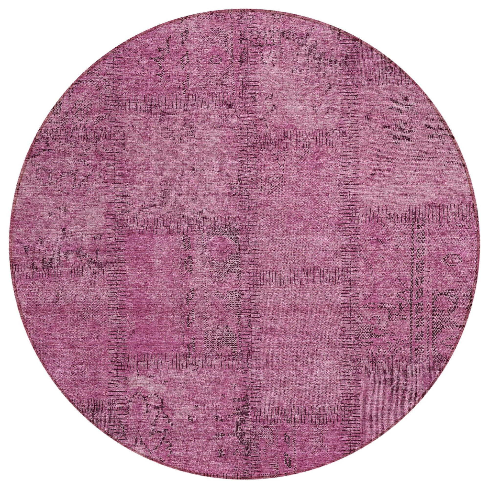 Machine Made ACN685 Blush Pink Rugs #color_blush pink