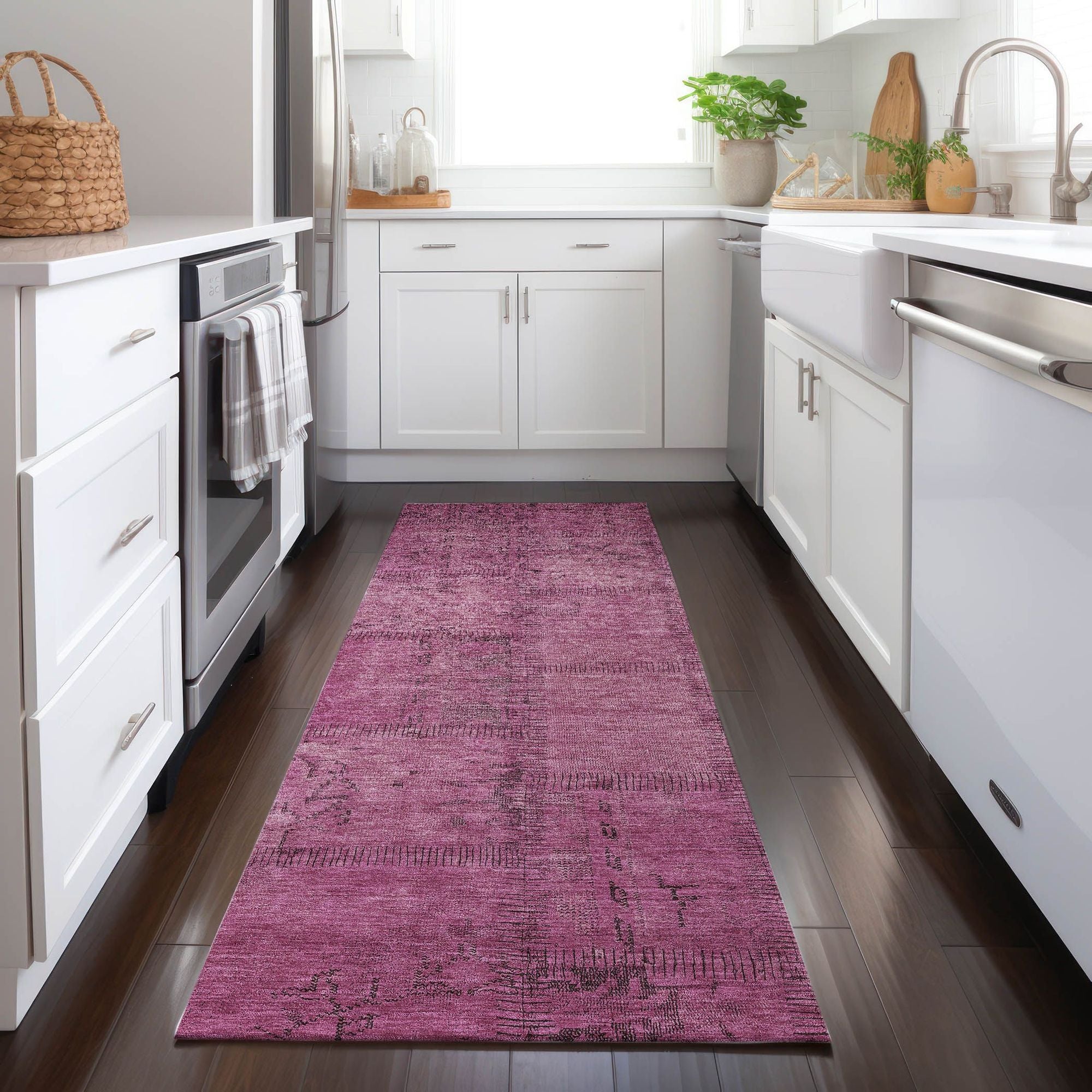 Machine Made ACN685 Blush Pink Rugs #color_blush pink