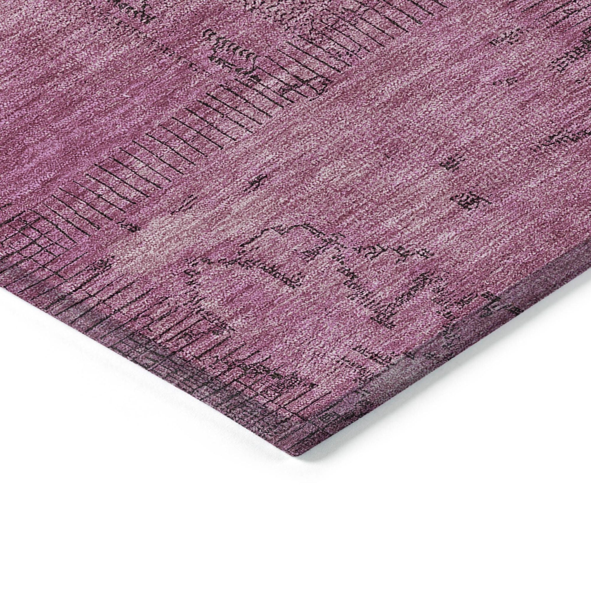 Machine Made ACN685 Blush Pink Rugs #color_blush pink