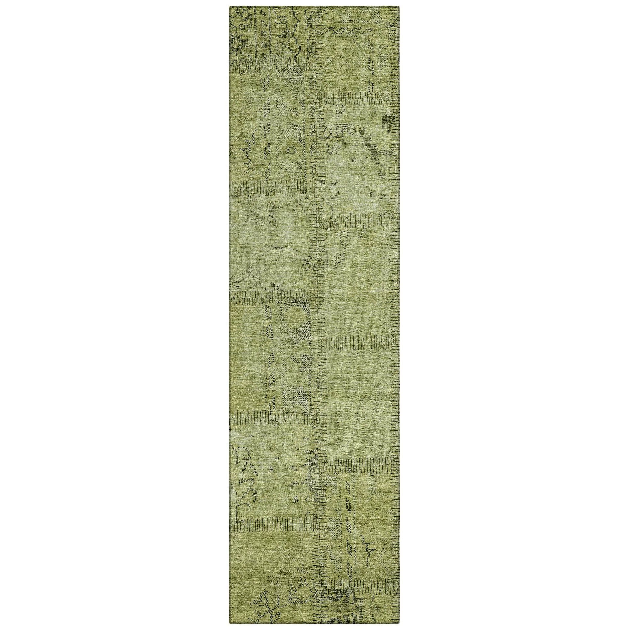 Machine Made ACN685 Fern Green Rugs #color_fern green