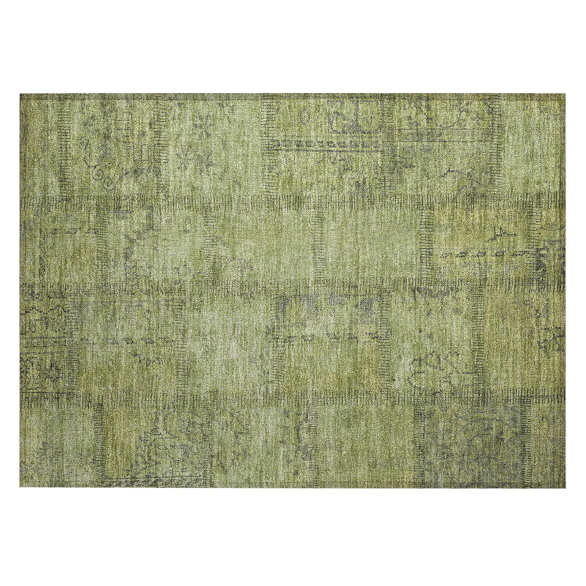 Machine Made ACN685 Fern Green Rugs #color_fern green