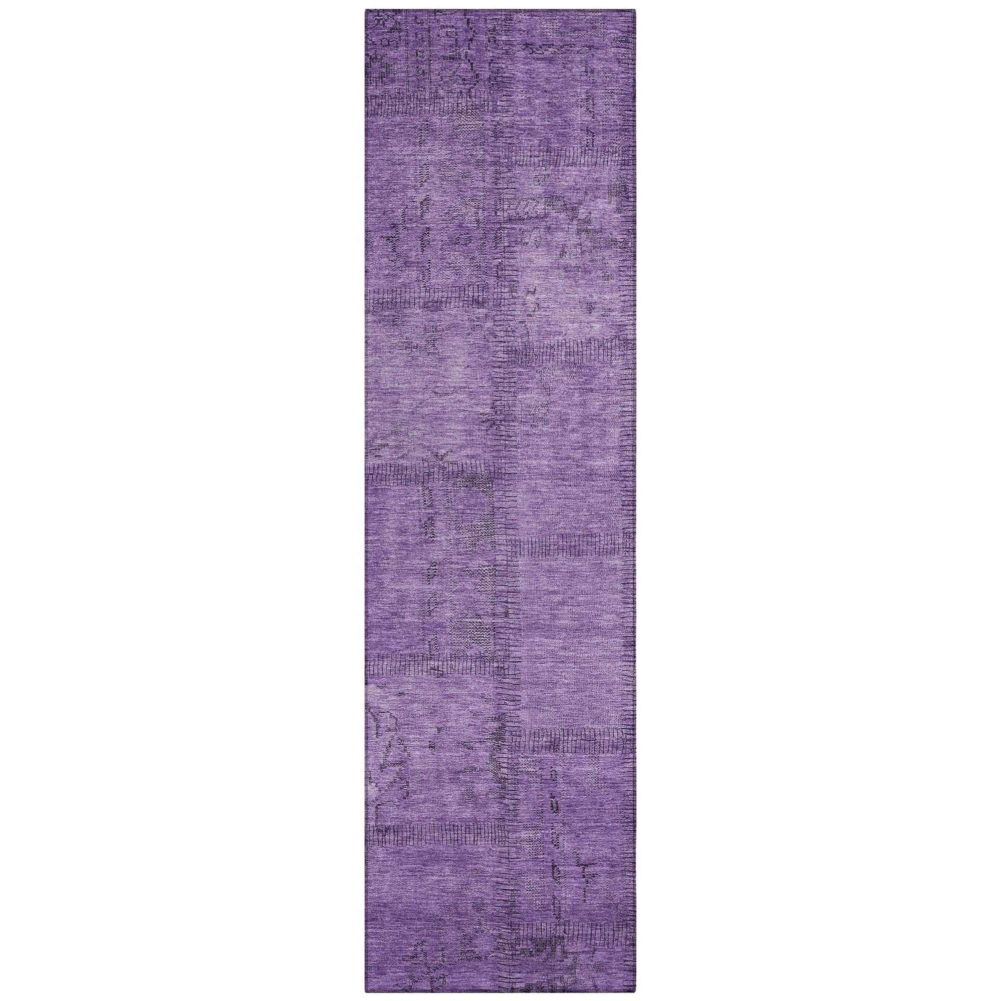 Machine Made ACN685 Purple  Rugs #color_purple 