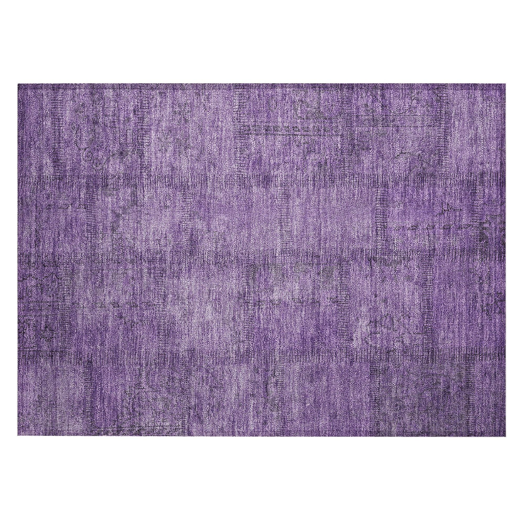 Machine Made ACN685 Purple  Rugs #color_purple 