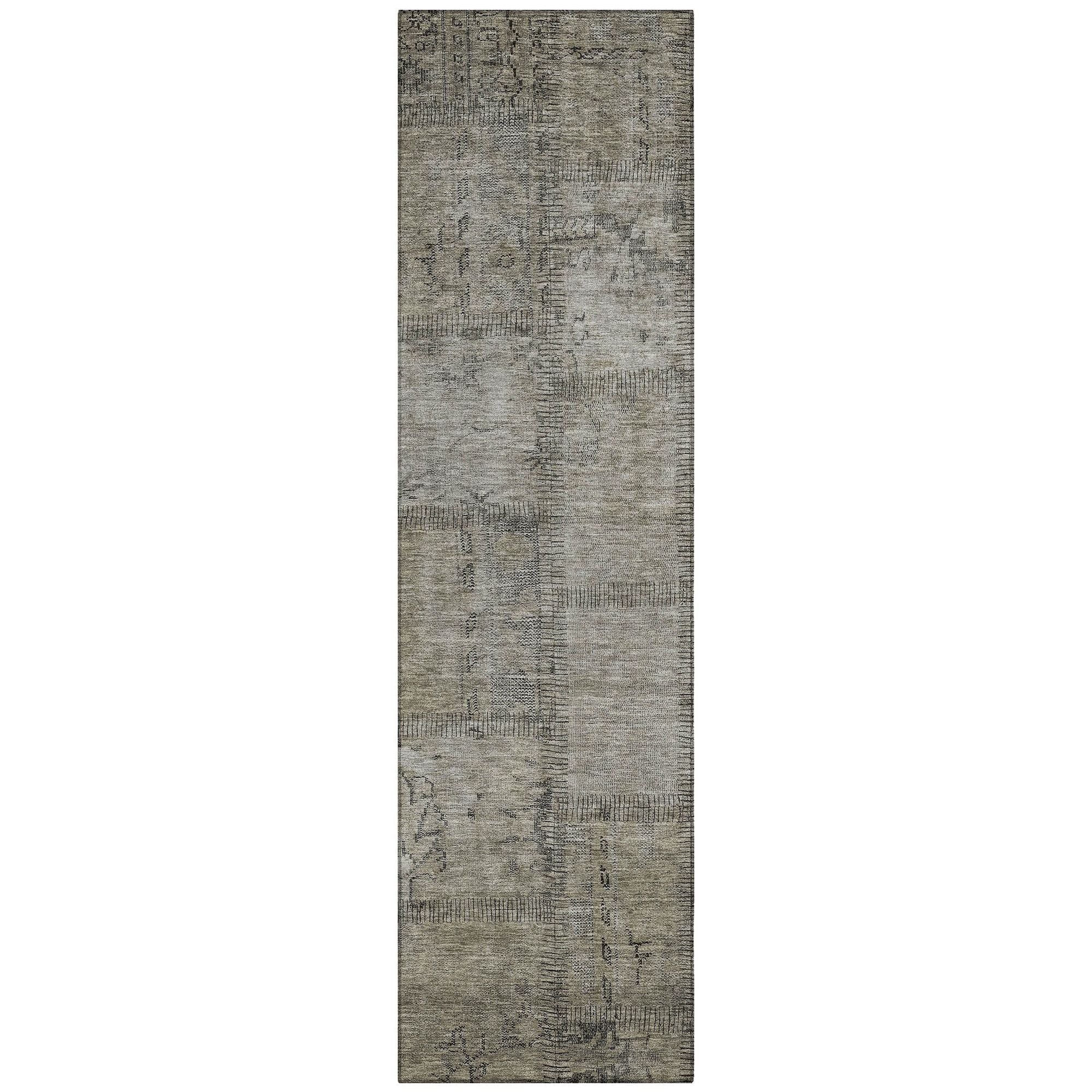 Machine Made ACN685 Taupe Brown Rugs #color_taupe brown