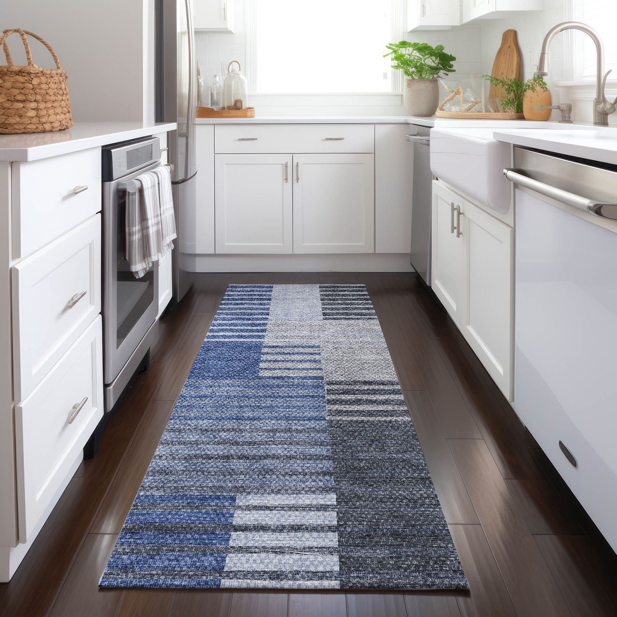 Machine Made ACN687 Blue  Rugs #color_blue 