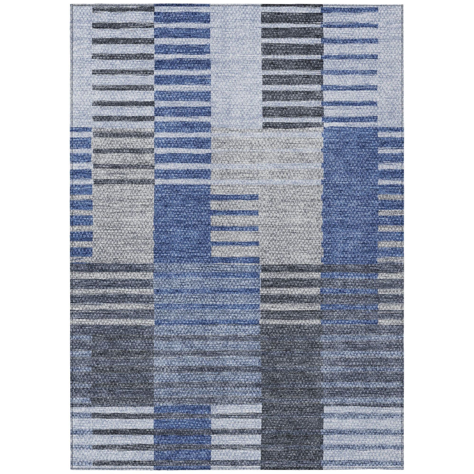 Machine Made ACN687 Blue  Rugs #color_blue 