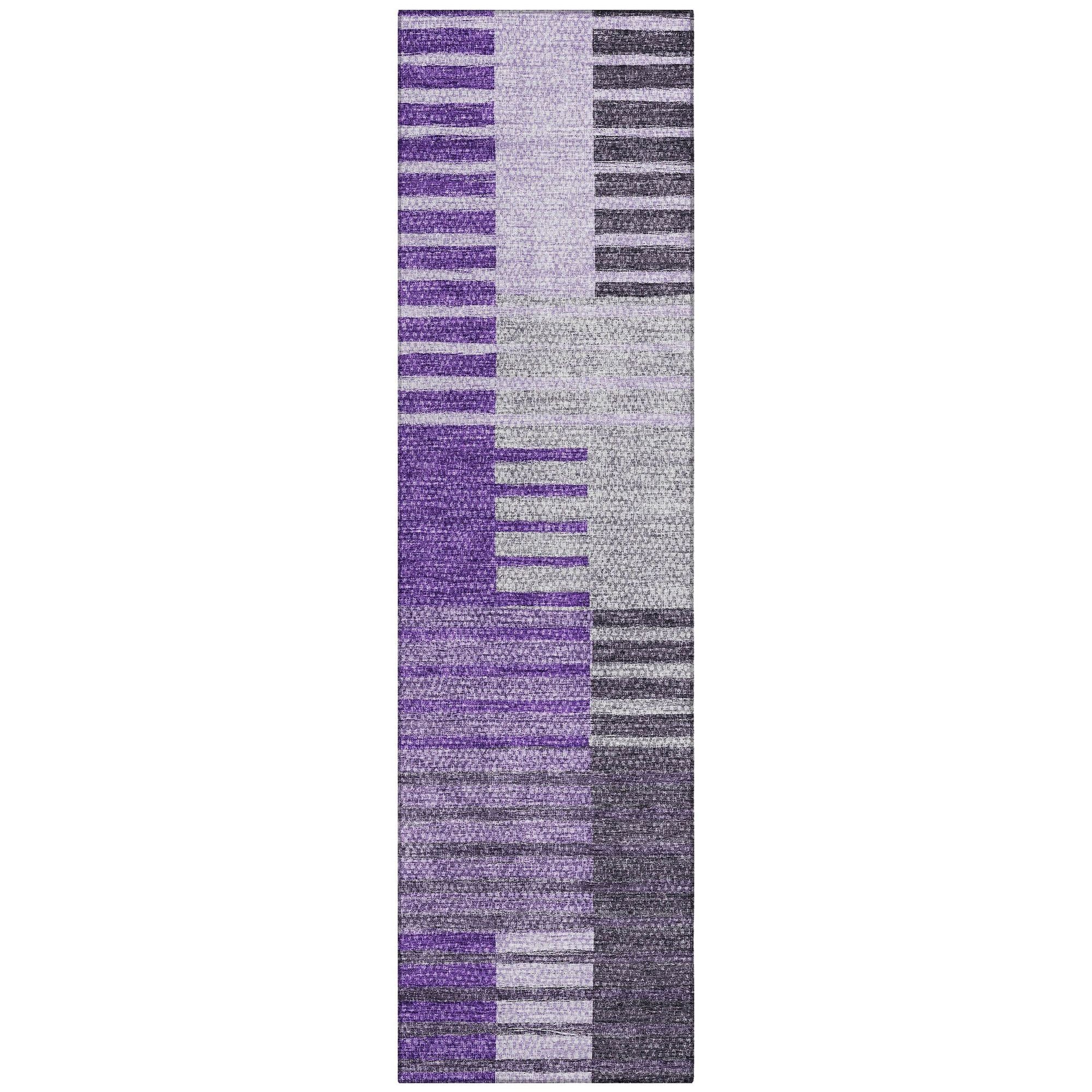 Machine Made ACN687 Purple  Rugs #color_purple 