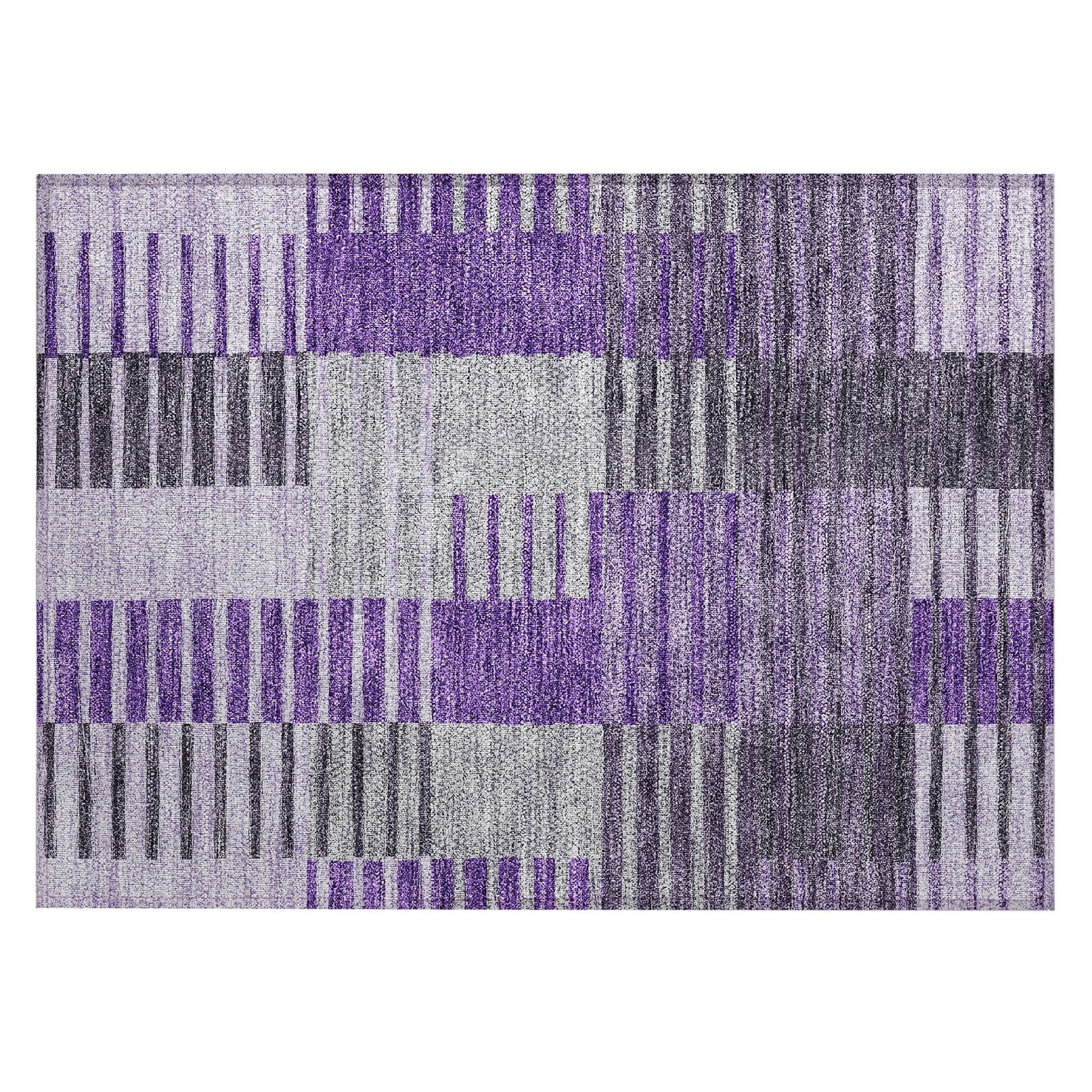 Machine Made ACN687 Purple  Rugs #color_purple 