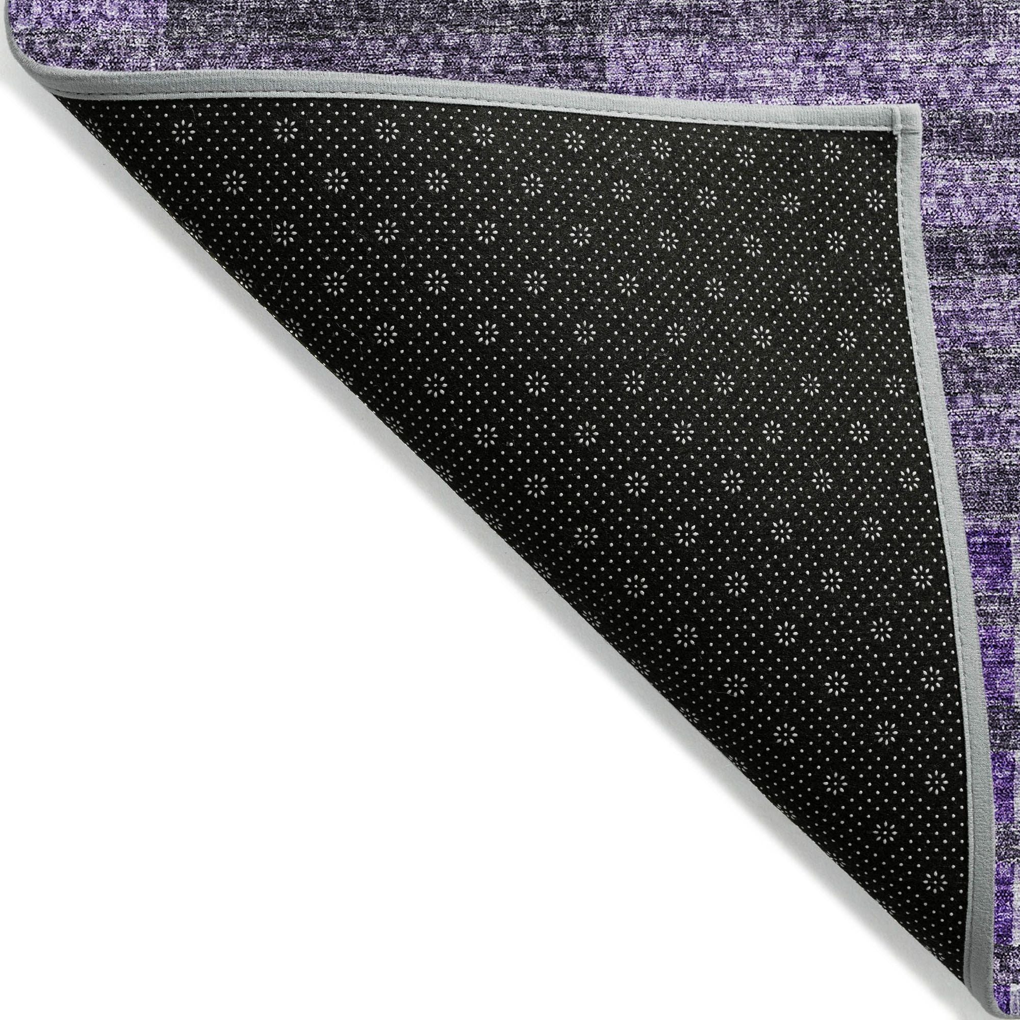 Machine Made ACN687 Purple  Rugs #color_purple 