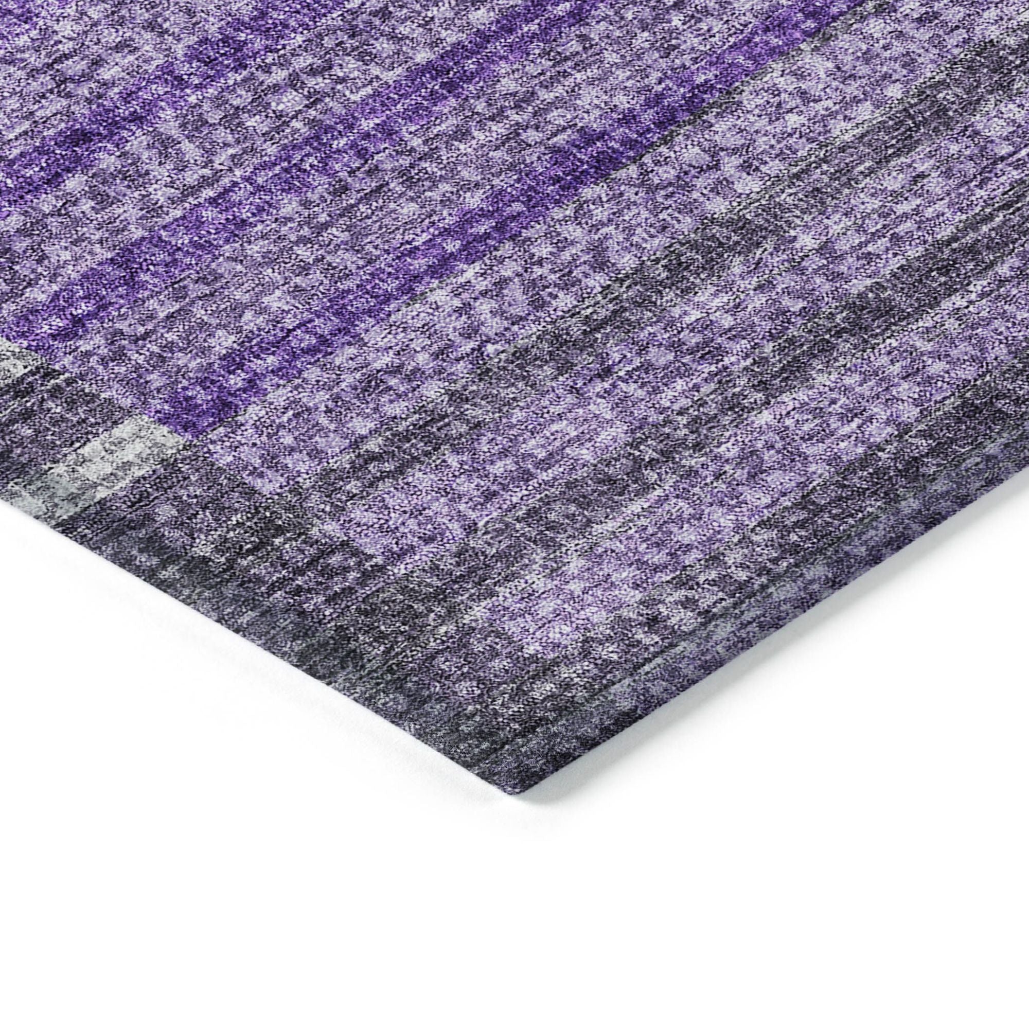 Machine Made ACN687 Purple  Rugs #color_purple 