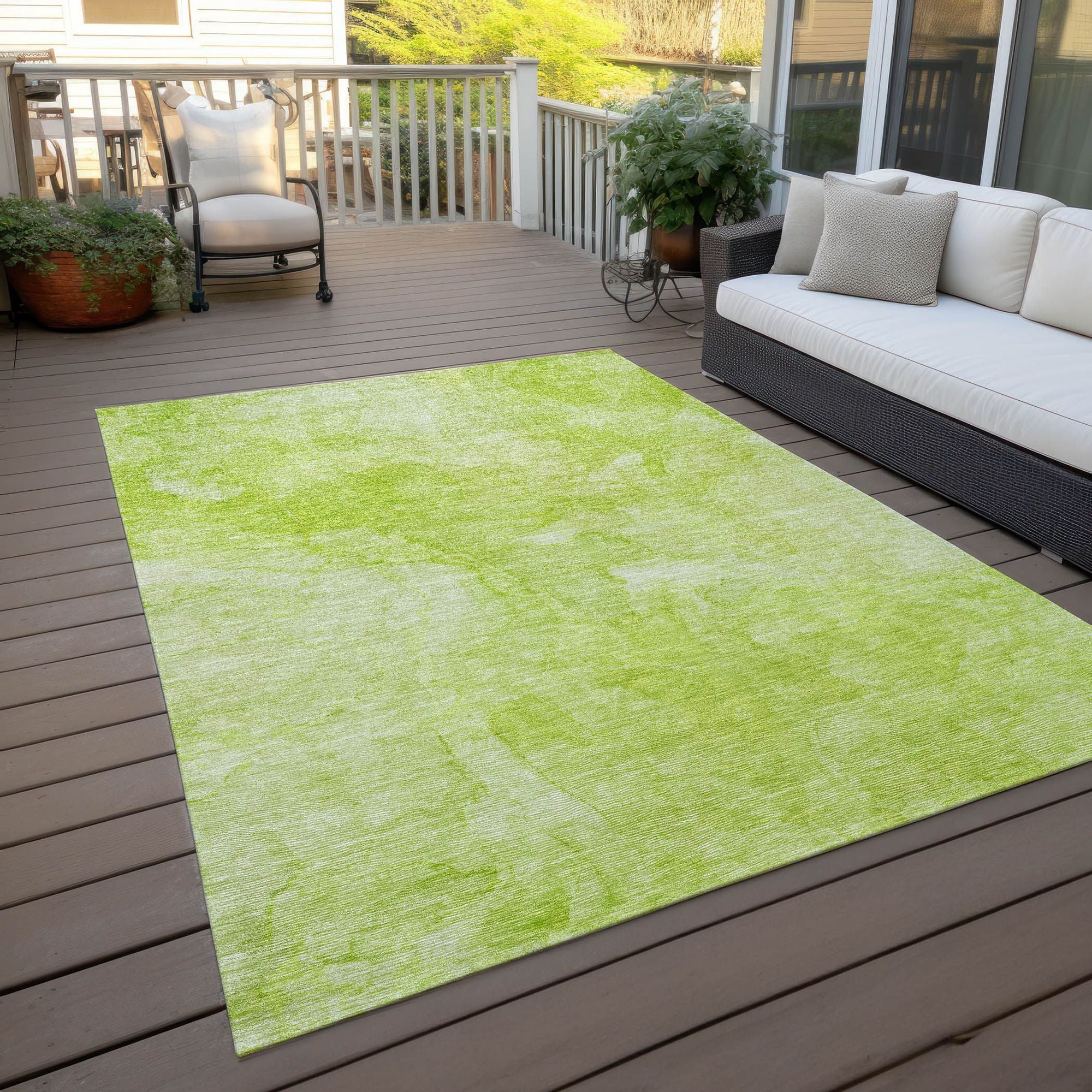 Machine Made ACN688 Aloe Green Rugs #color_aloe green