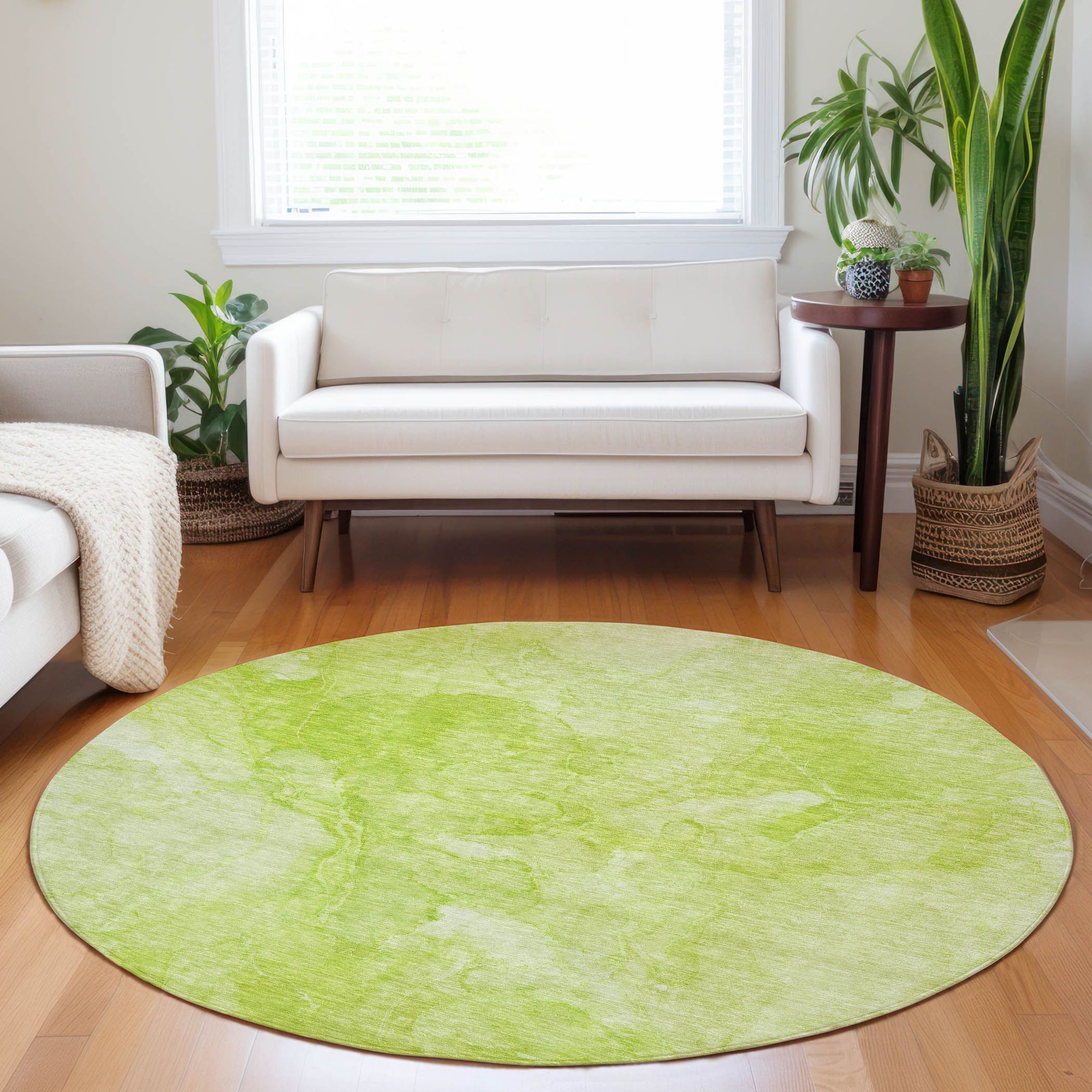 Machine Made ACN688 Aloe Green Rugs #color_aloe green