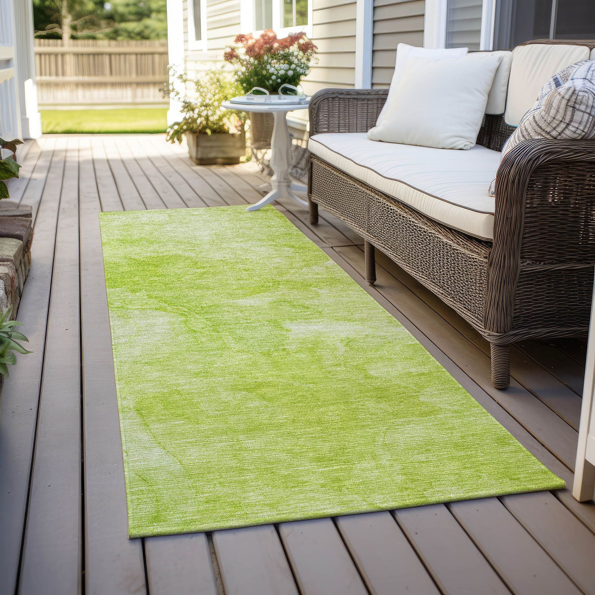 Machine Made ACN688 Aloe Green Rugs #color_aloe green