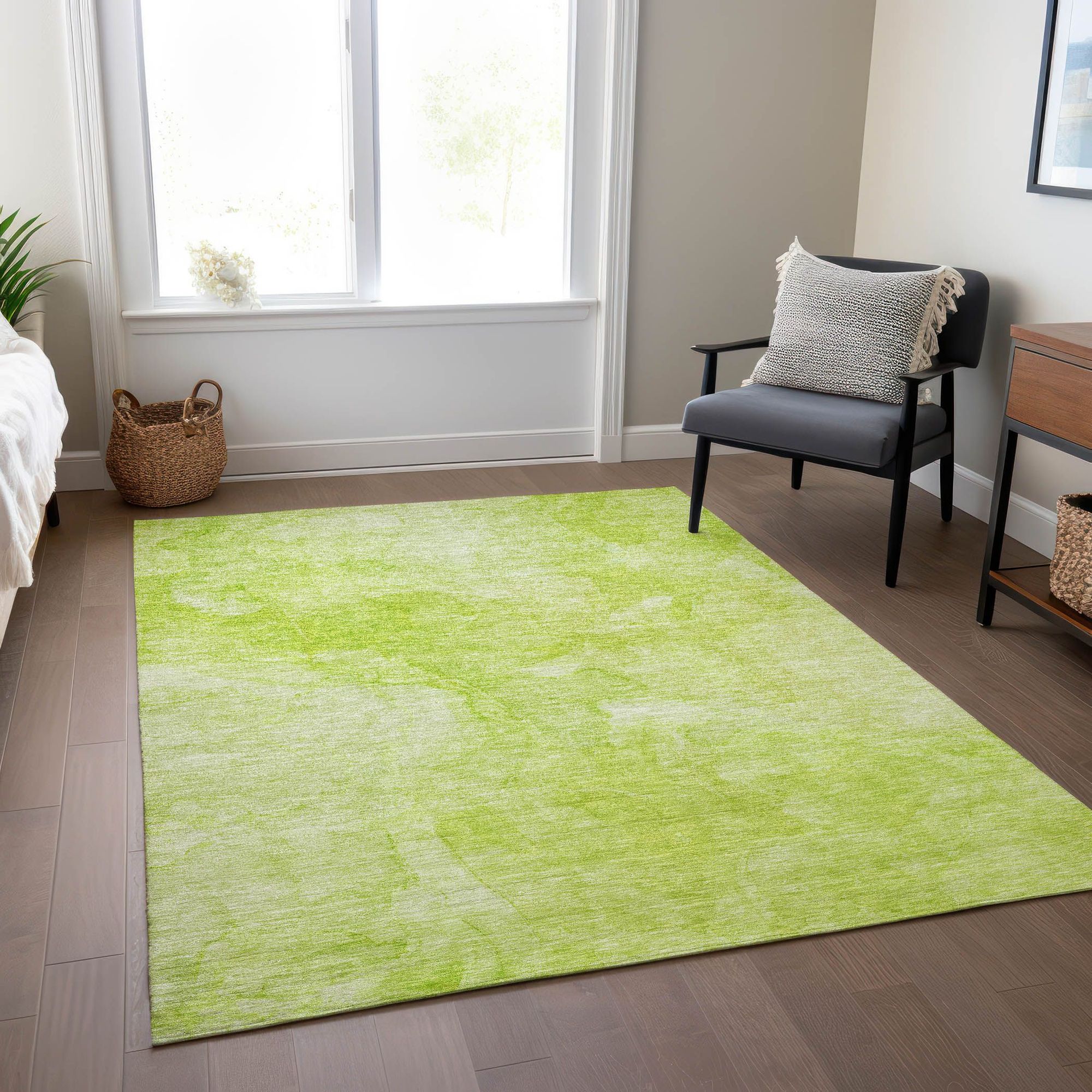 Machine Made ACN688 Aloe Green Rugs #color_aloe green