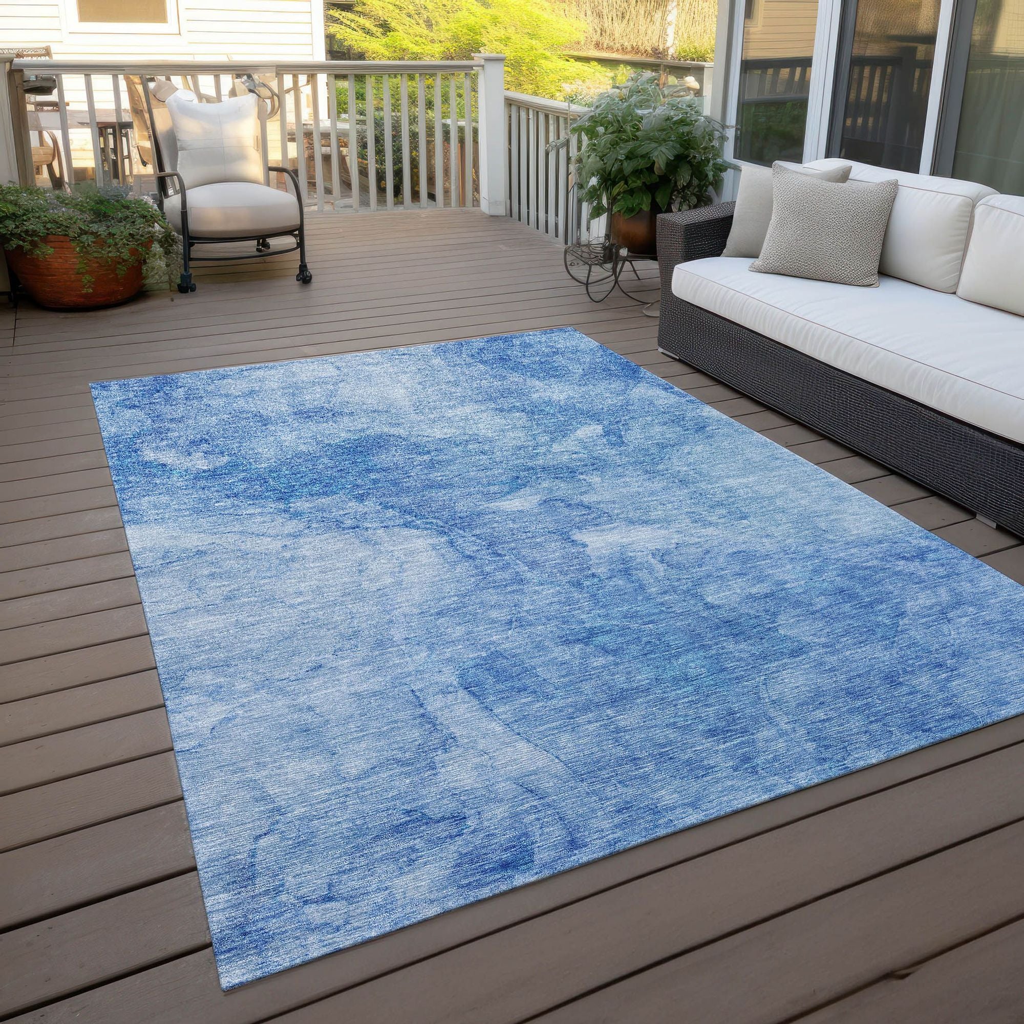 Machine Made ACN688 Blue  Rugs #color_blue 