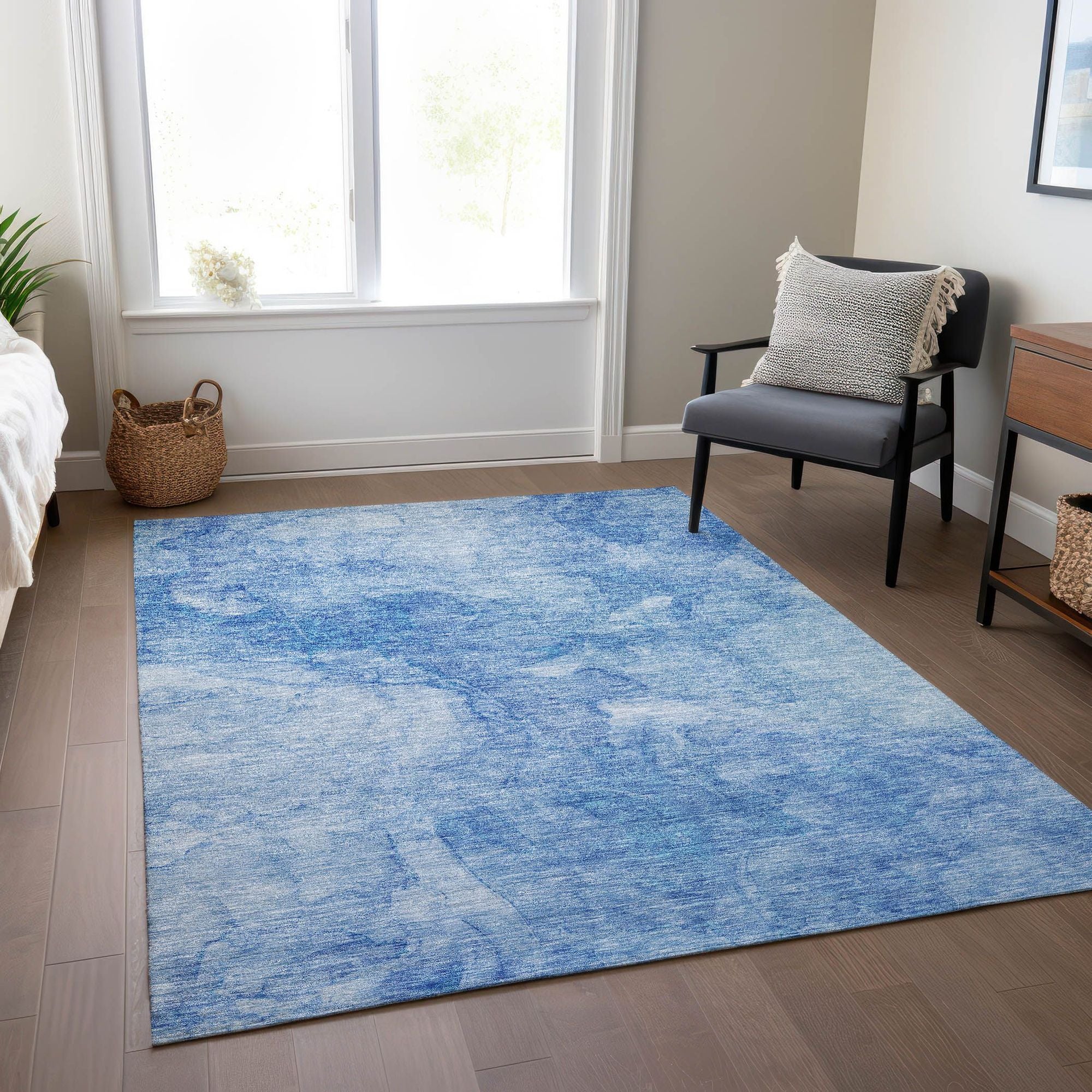 Machine Made ACN688 Blue  Rugs #color_blue 