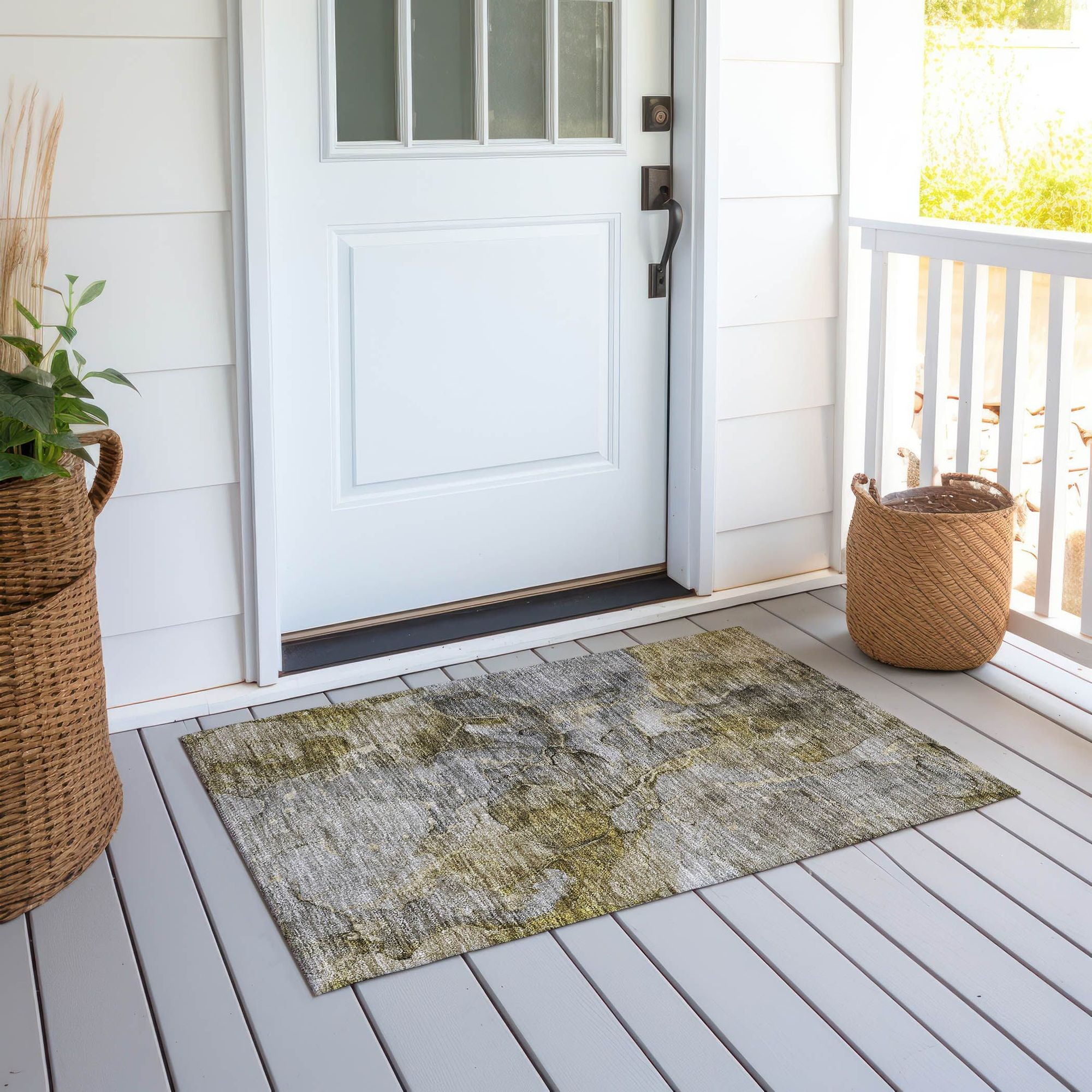 Machine Made ACN689 Taupe Brown Rugs #color_taupe brown