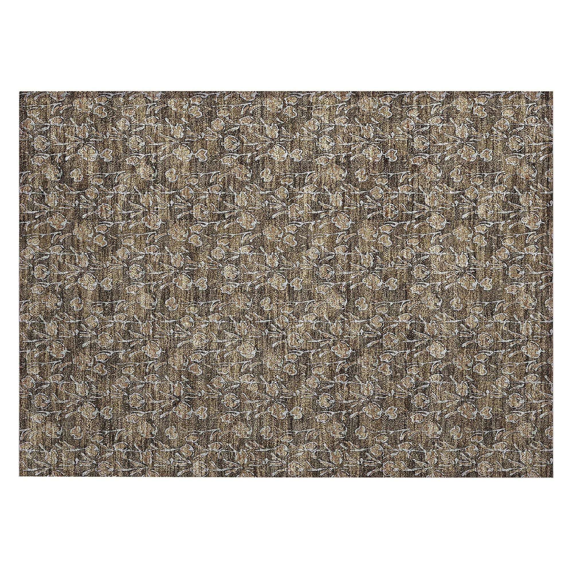 Machine Made ACN692 Brown  Rugs #color_brown 