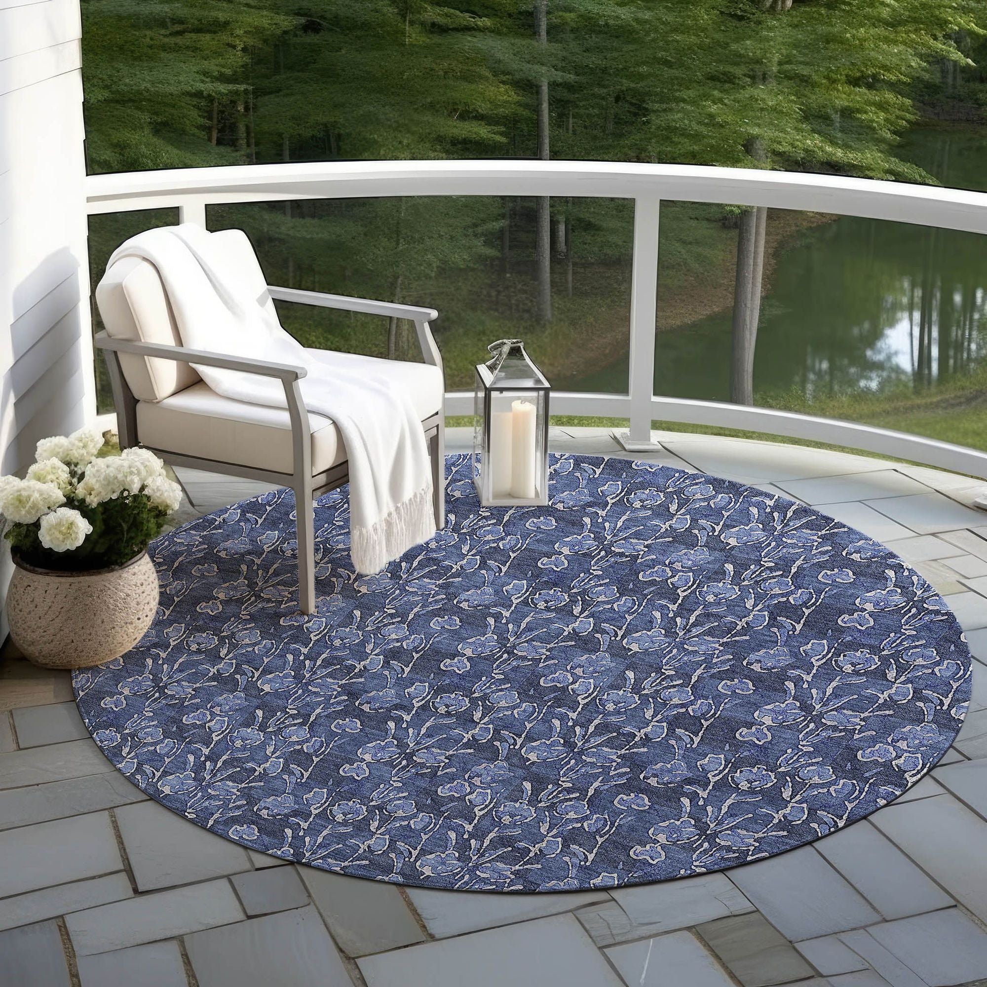 Machine Made ACN692 Navy Blue Rugs #color_navy blue