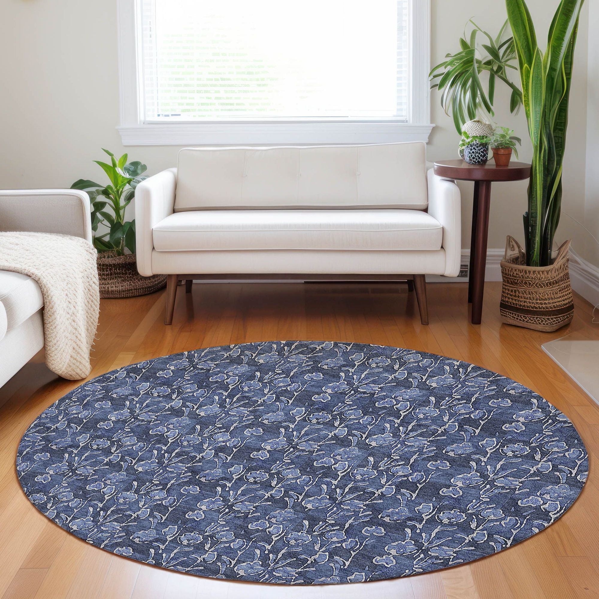 Machine Made ACN692 Navy Blue Rugs #color_navy blue