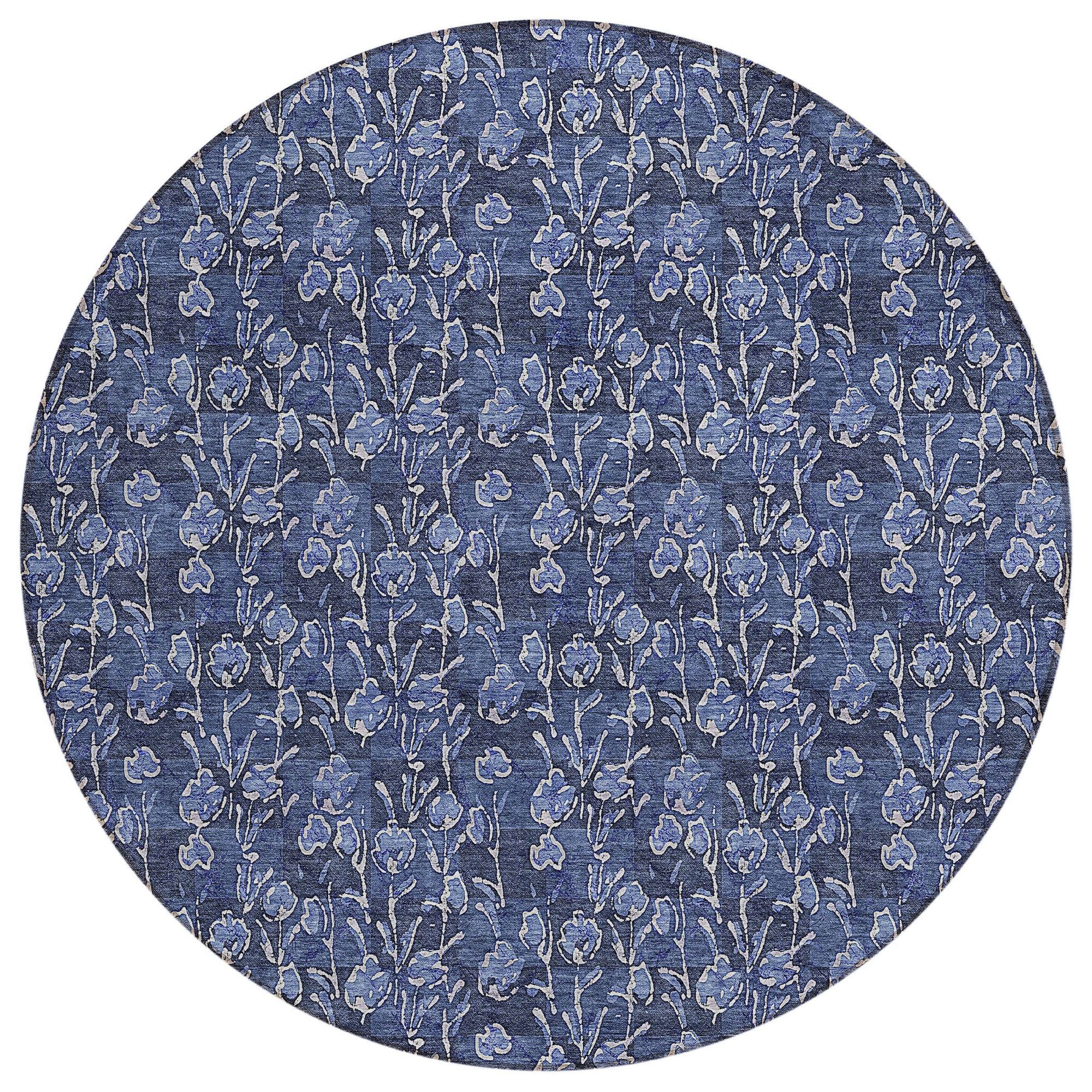 Machine Made ACN692 Navy Blue Rugs #color_navy blue