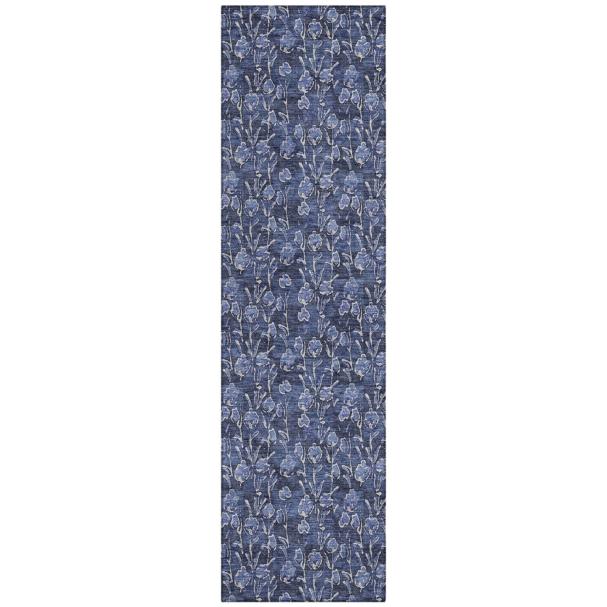 Machine Made ACN692 Navy Blue Rugs #color_navy blue