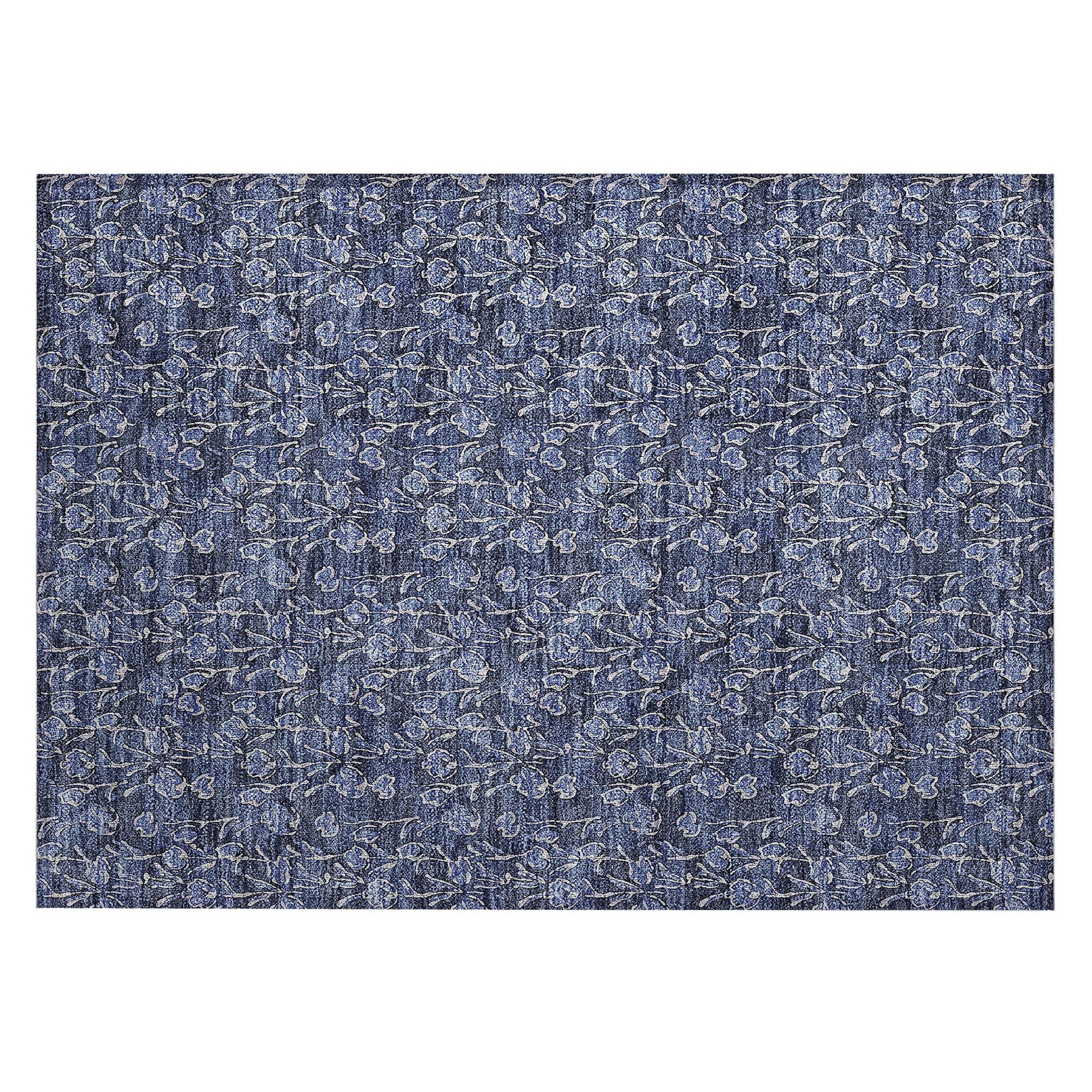 Machine Made ACN692 Navy Blue Rugs #color_navy blue