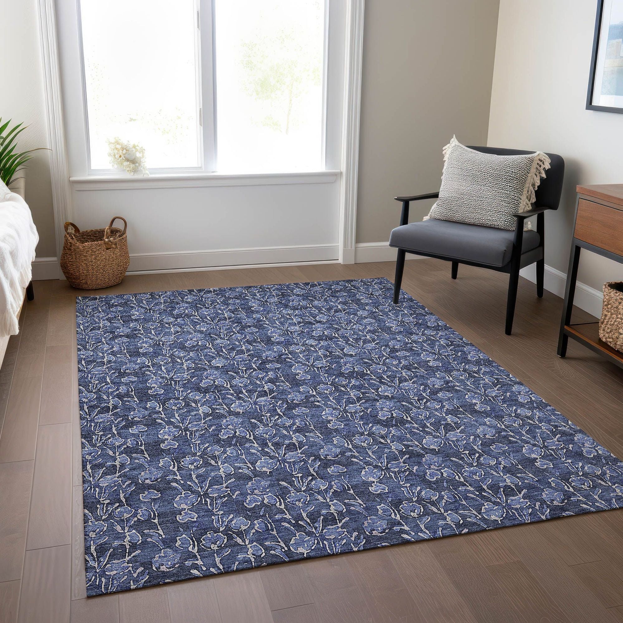 Machine Made ACN692 Navy Blue Rugs #color_navy blue